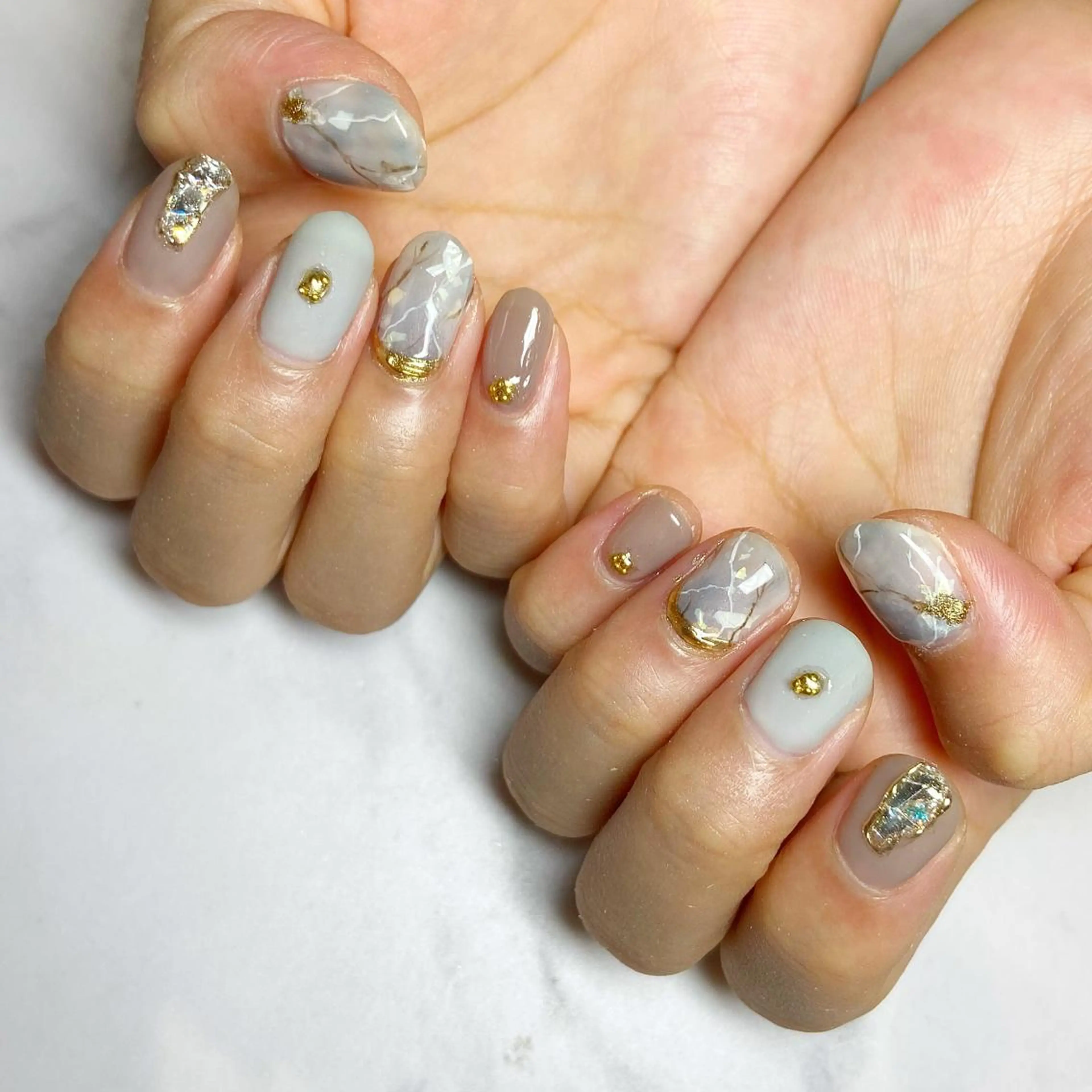 ネイル ジェルネイル ソフトジェル ハンドネイル YUN 💅のネイルデザイン