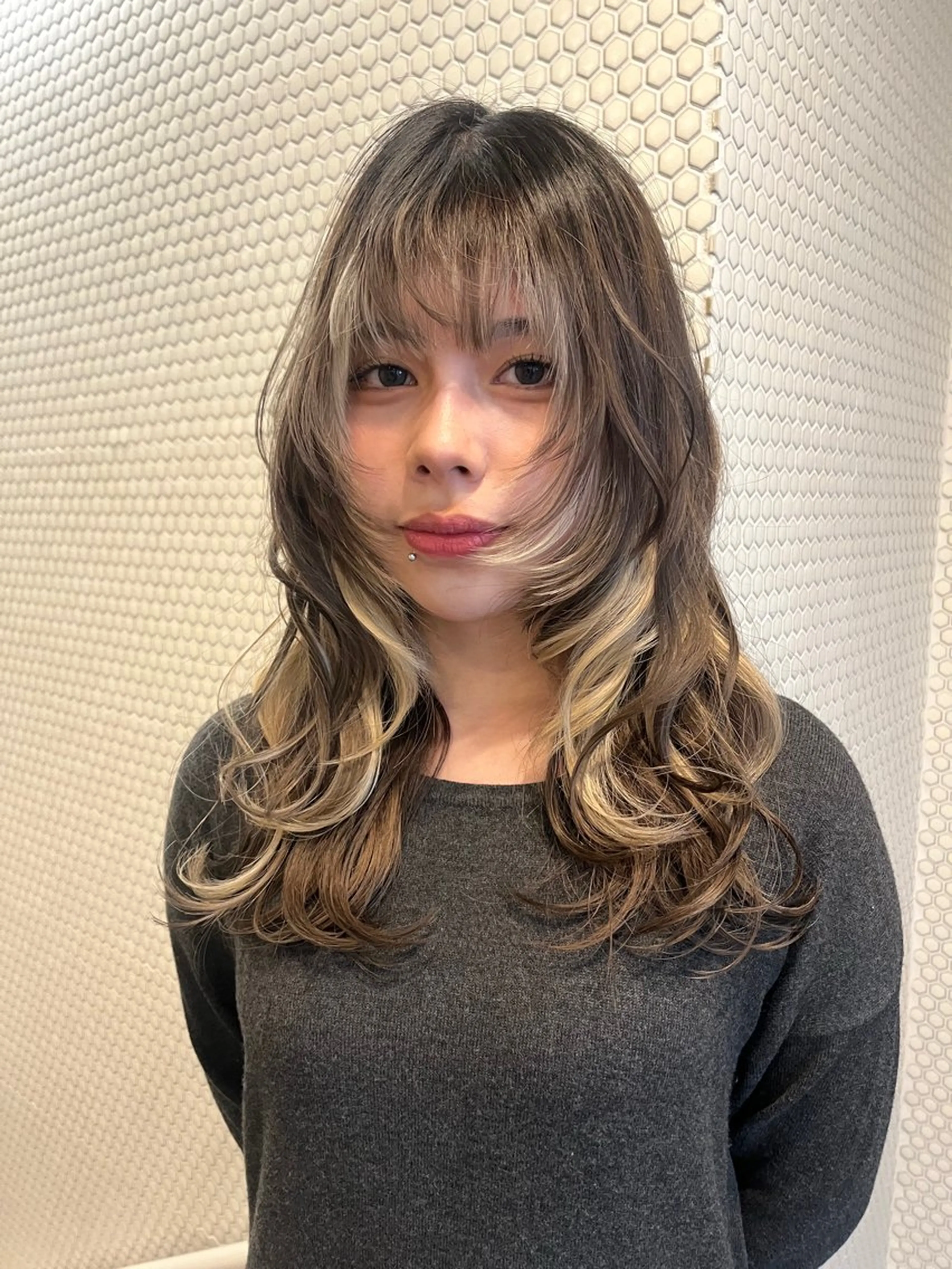 ロング 似合わせカット カット レイヤー/暖色/ 髪質改善/永礼芳果のヘアスタイル