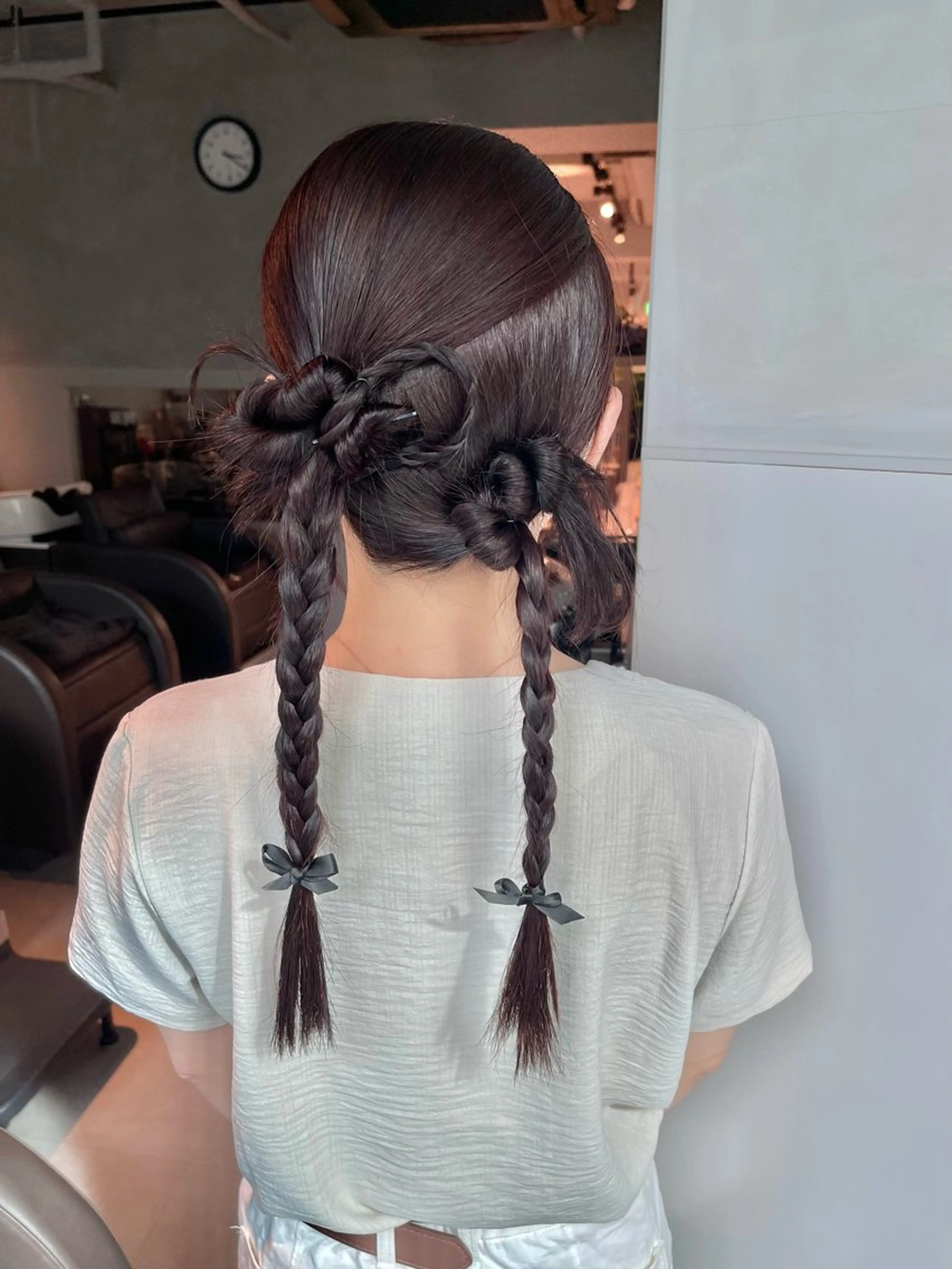 ヘアアレンジ 結婚式・ブライダル デート 卒業式のヘアスタイル ヘアセット charm《銀座》 ヘアセット/縮毛矯正のヘアスタイル