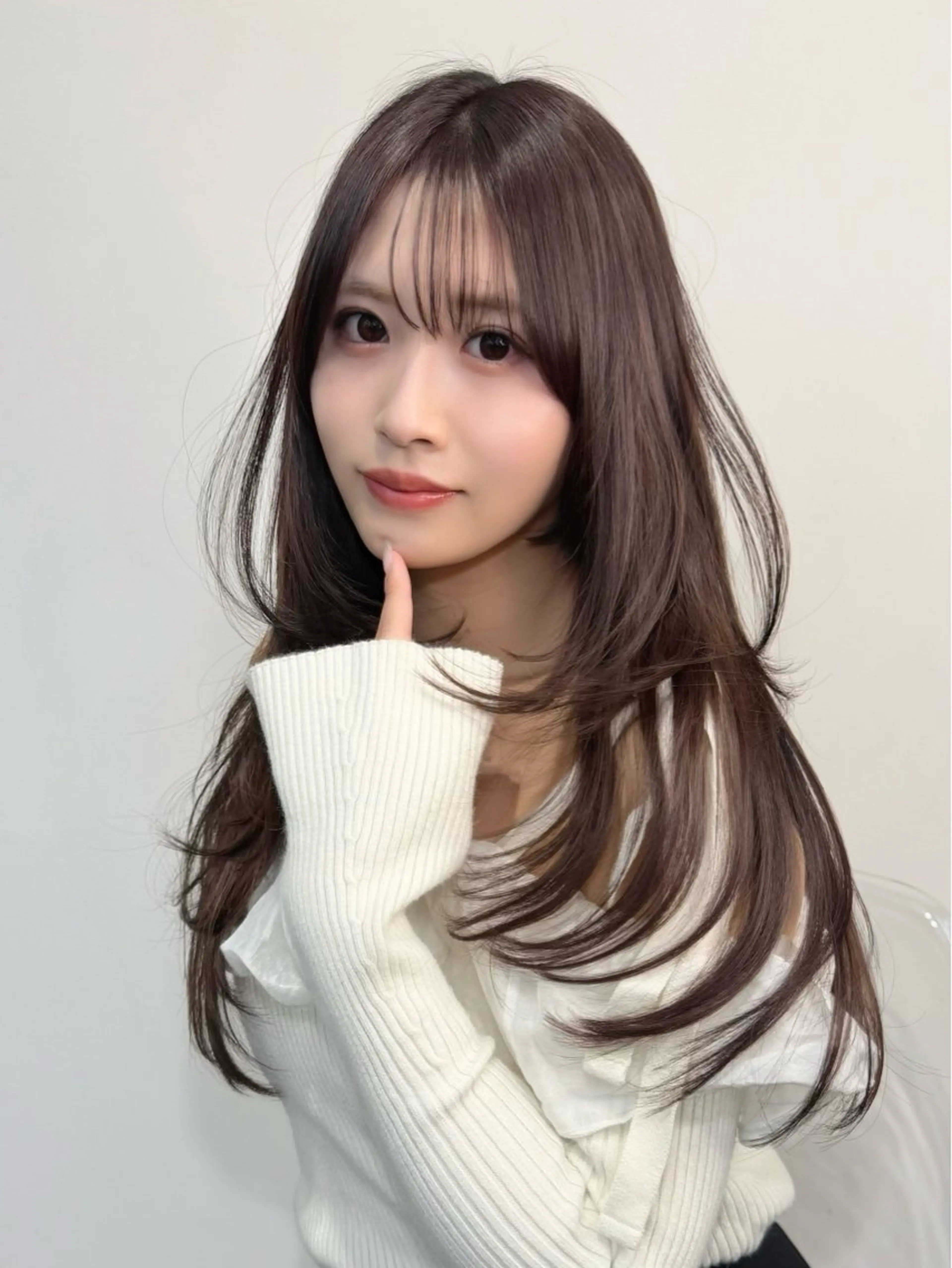 セミロング カラー カット ヘアカラー トリートメント 🦋韓国系指名No1 店長/圓山 祐也🦋のヘアスタイル