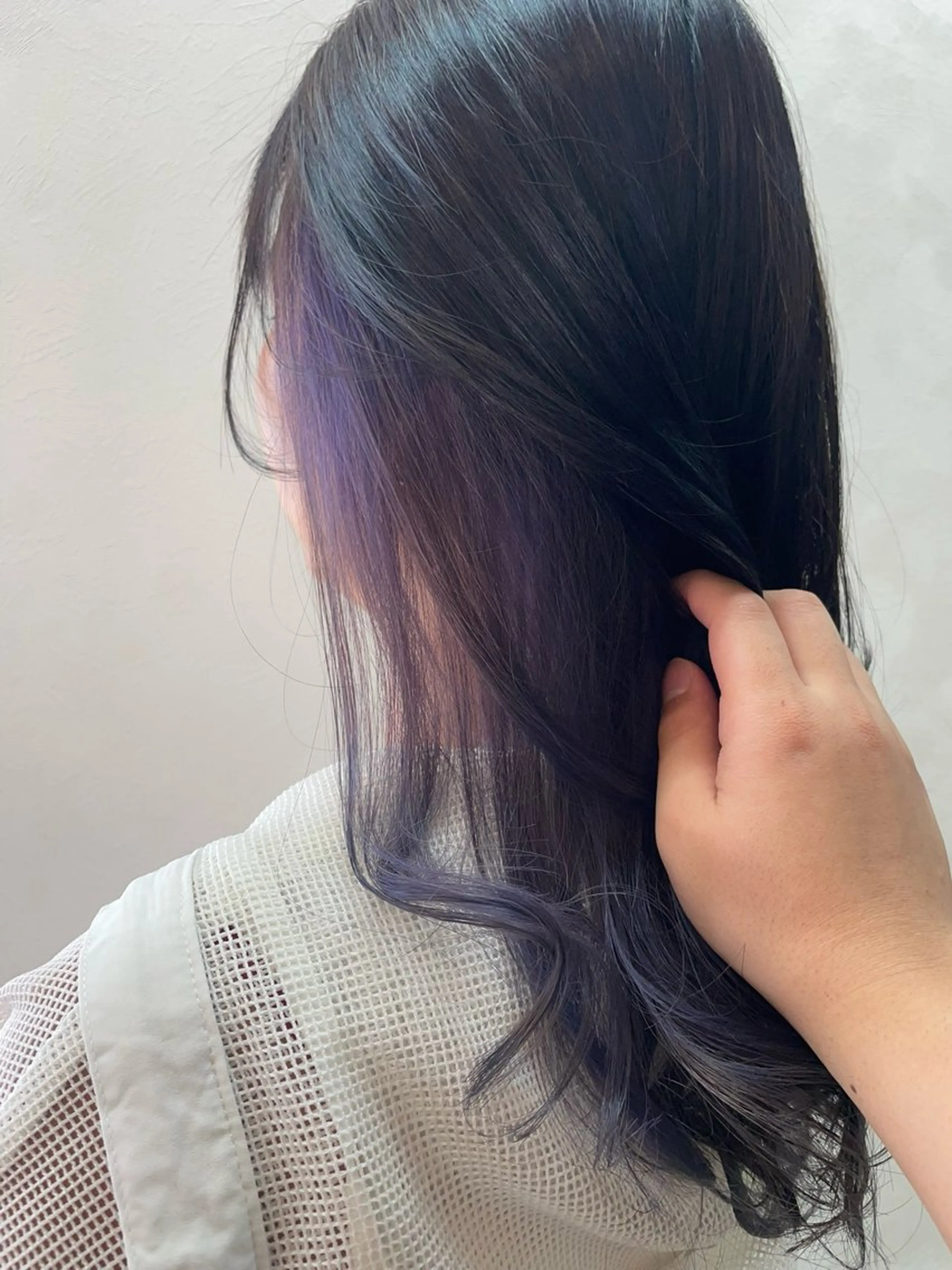 カラー インナーカラー ラベンダーカラー ヘアカラー トリートメント 桜井 陸のヘアスタイル