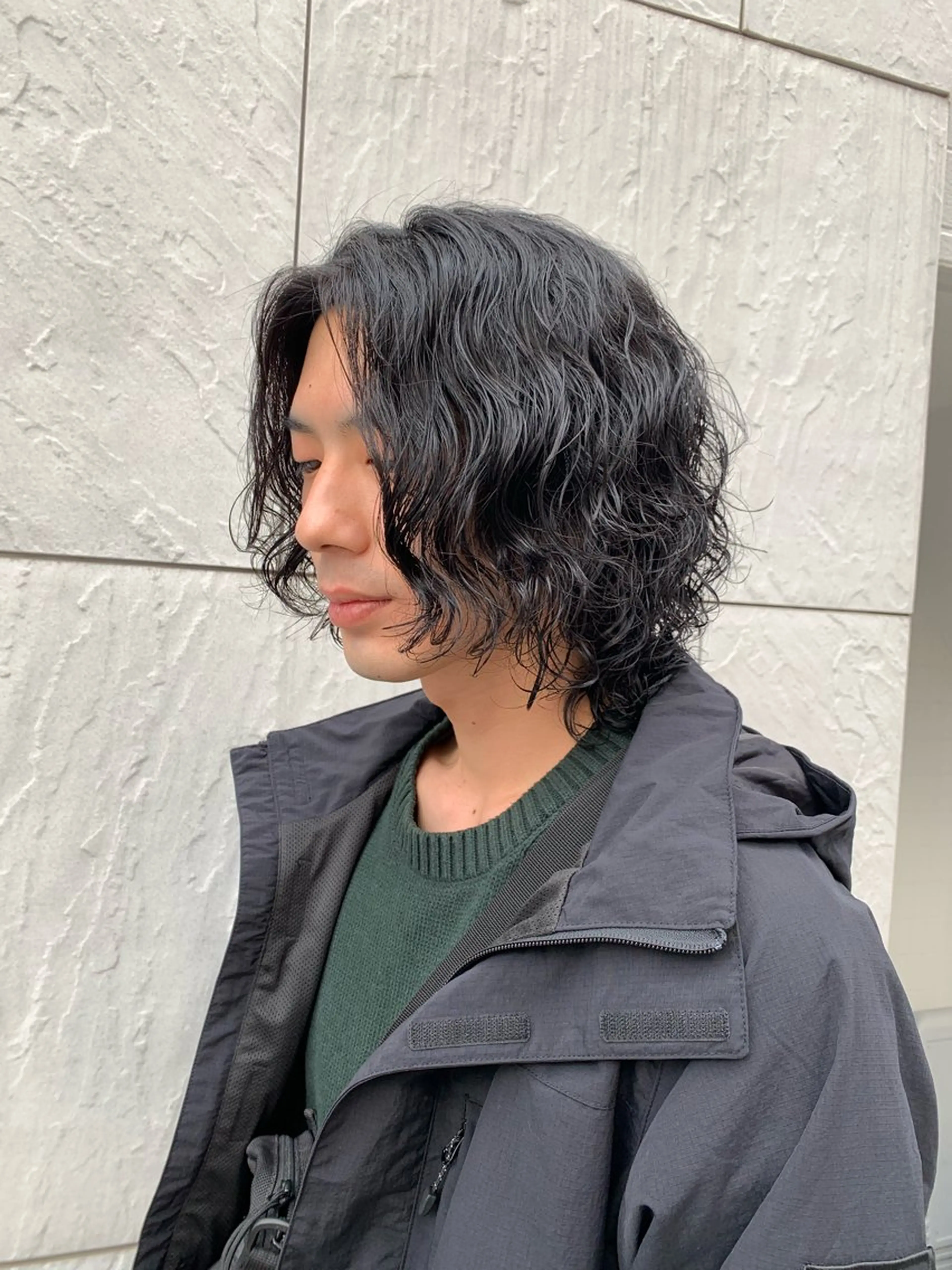 カット➕スパイラルパーマの写真