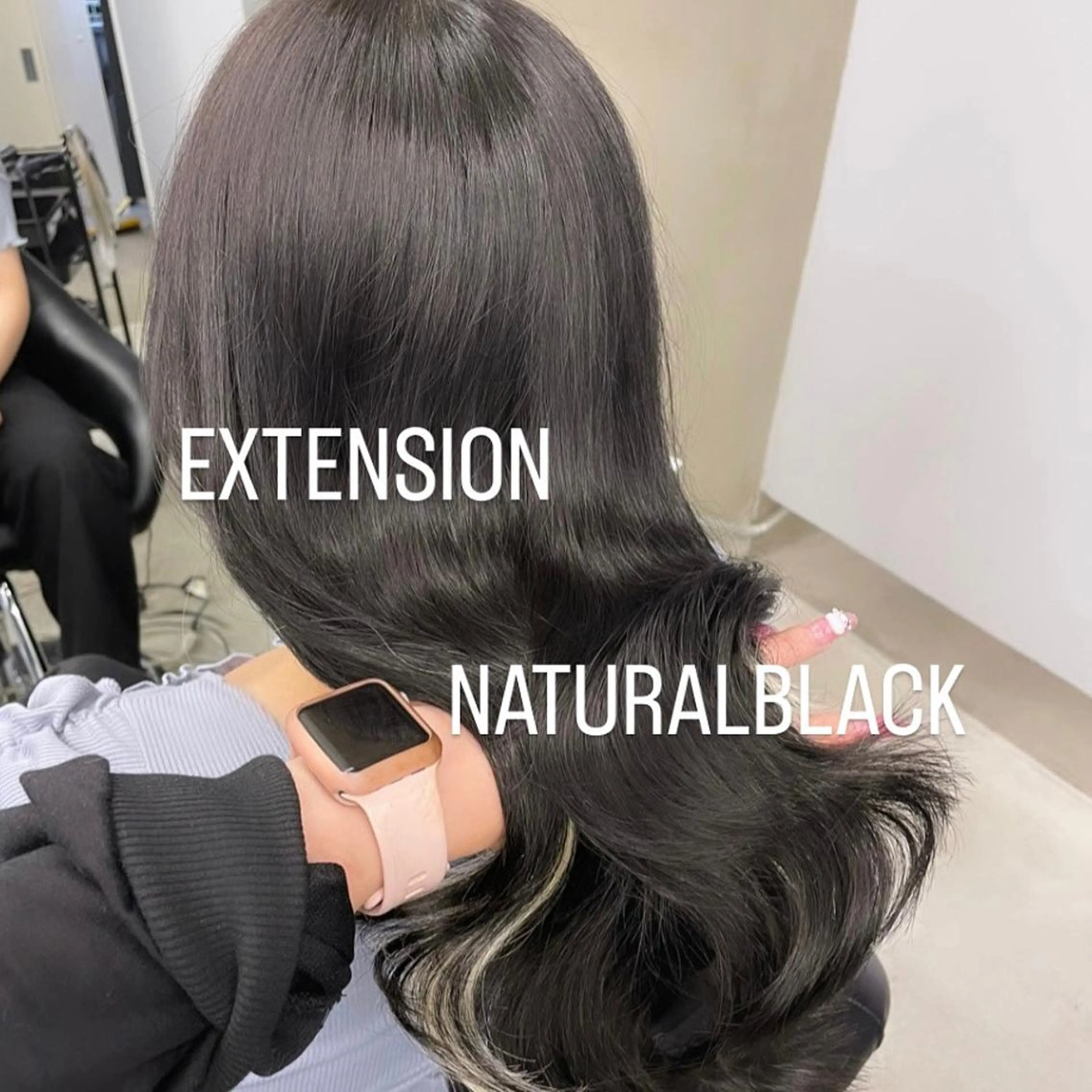 ロング カラー ヘアカラー エクステ エクステ🩵ブリーチ 韓国ヘア🩵KAEのヘアスタイル