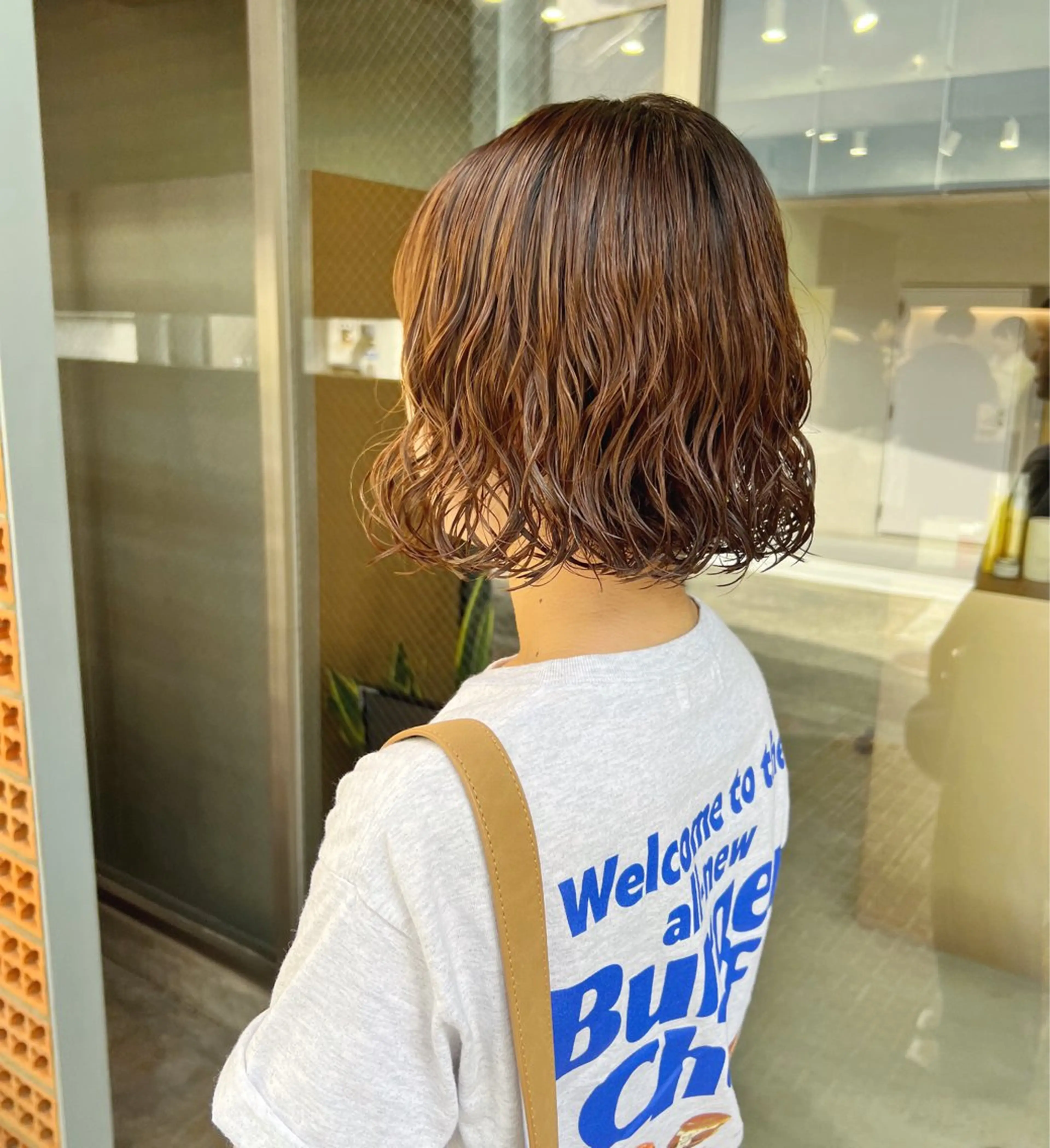 ショート パーマ ボブパーマコテ巻き風 パーマNo1深江秀平のヘアスタイル