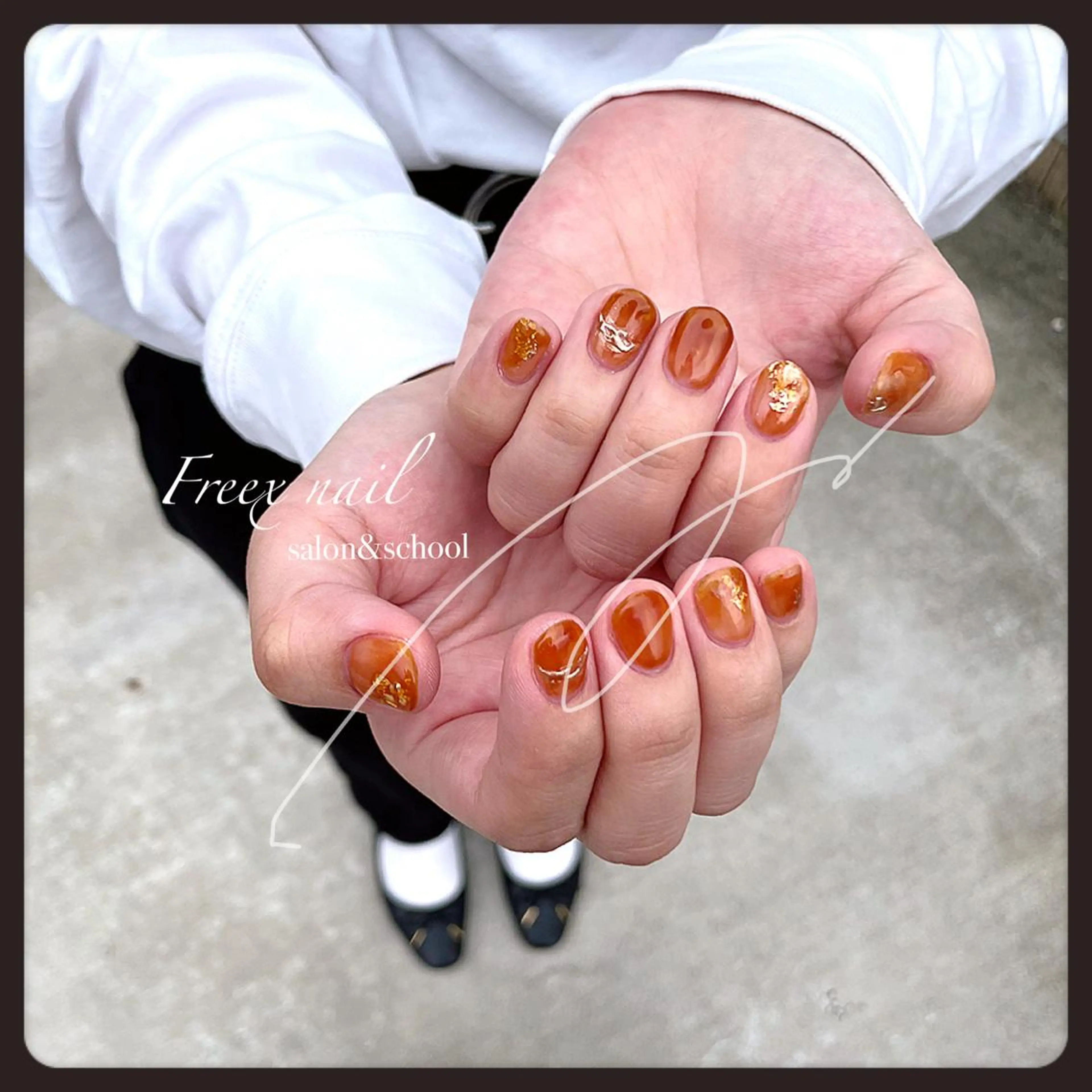 ネイル ハンドネイル ハンドケア freex nail /ニュアンス/個性派のネイルデザイン