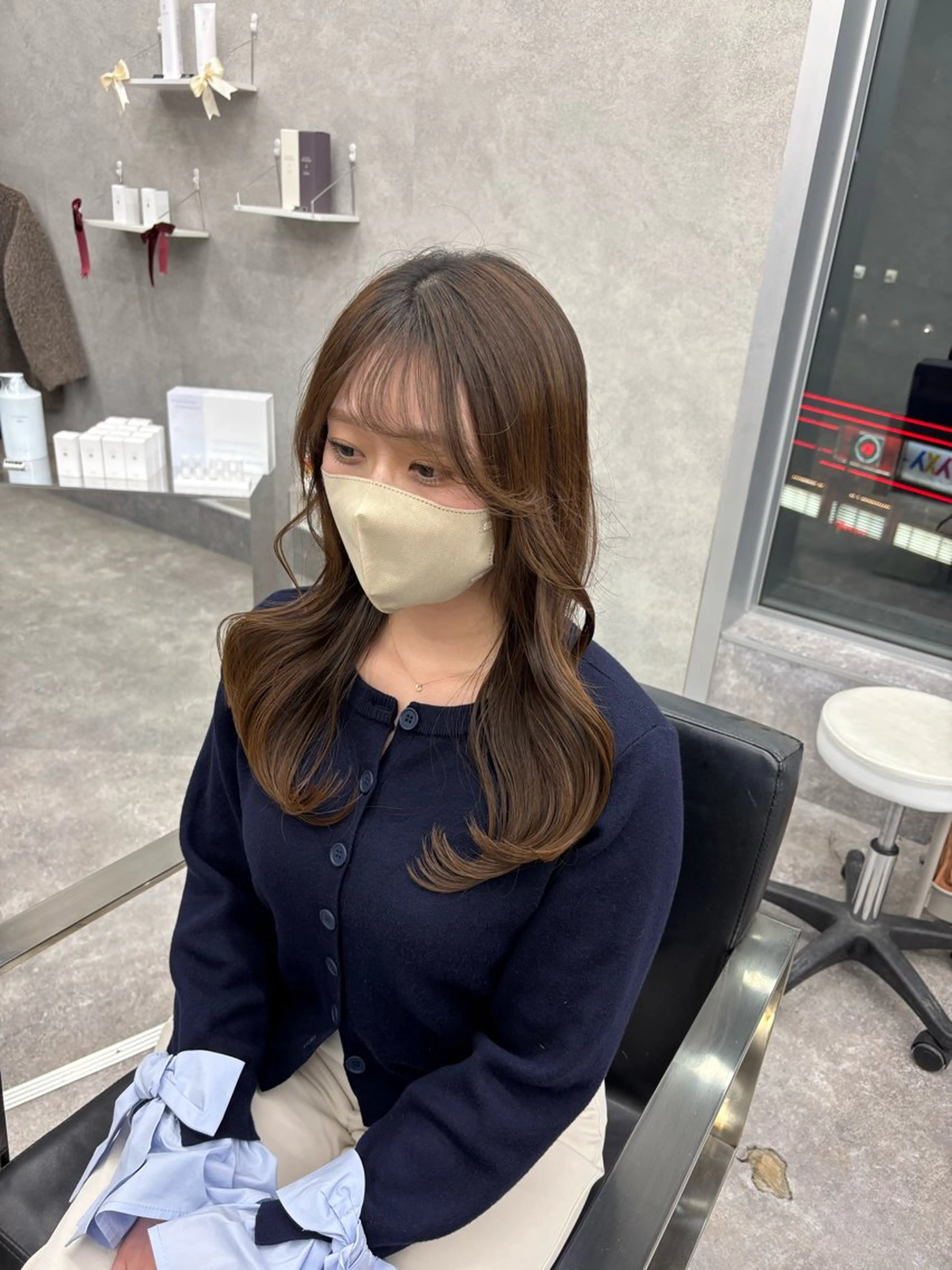 セミロング AI KAのヘアスタイル