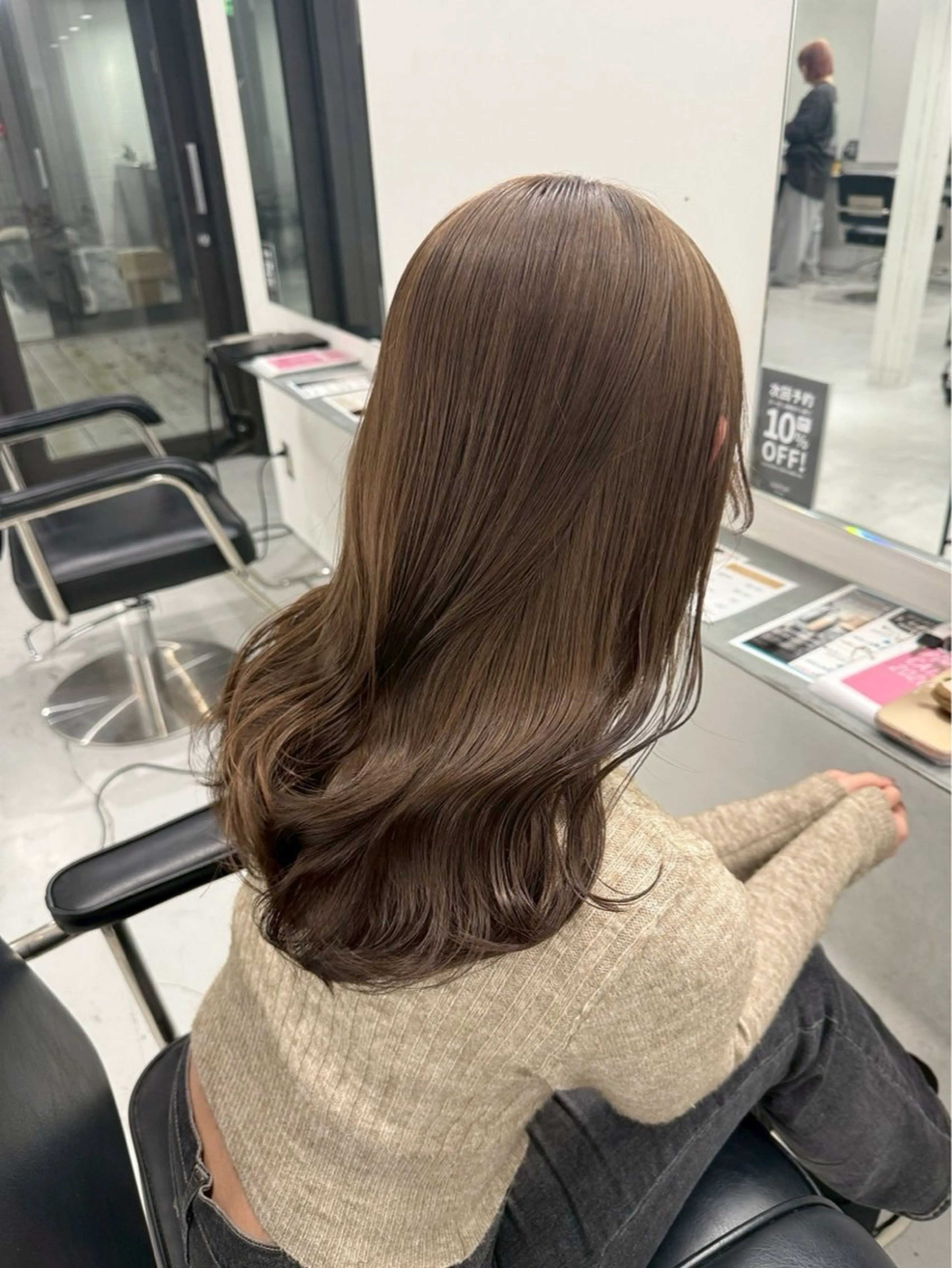 セミロング カラー カラーモデル募集中 /新潟万代/かこ🩵のヘアスタイル