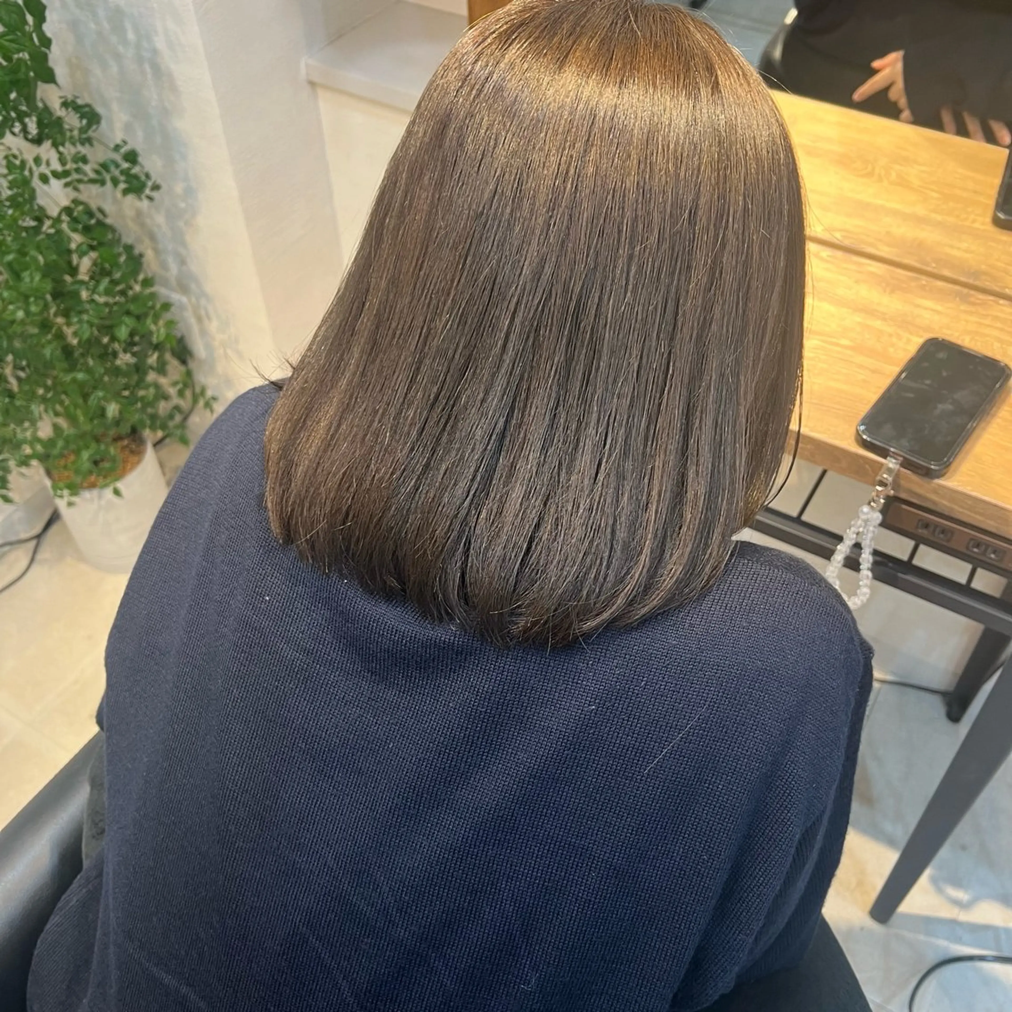 カラー ブルーカラー 透明感カラー グレージュ オリーブカラー オリーブグレージュ 透明感カラー/艶髪 🌷ちばなお🌷のヘアスタイル