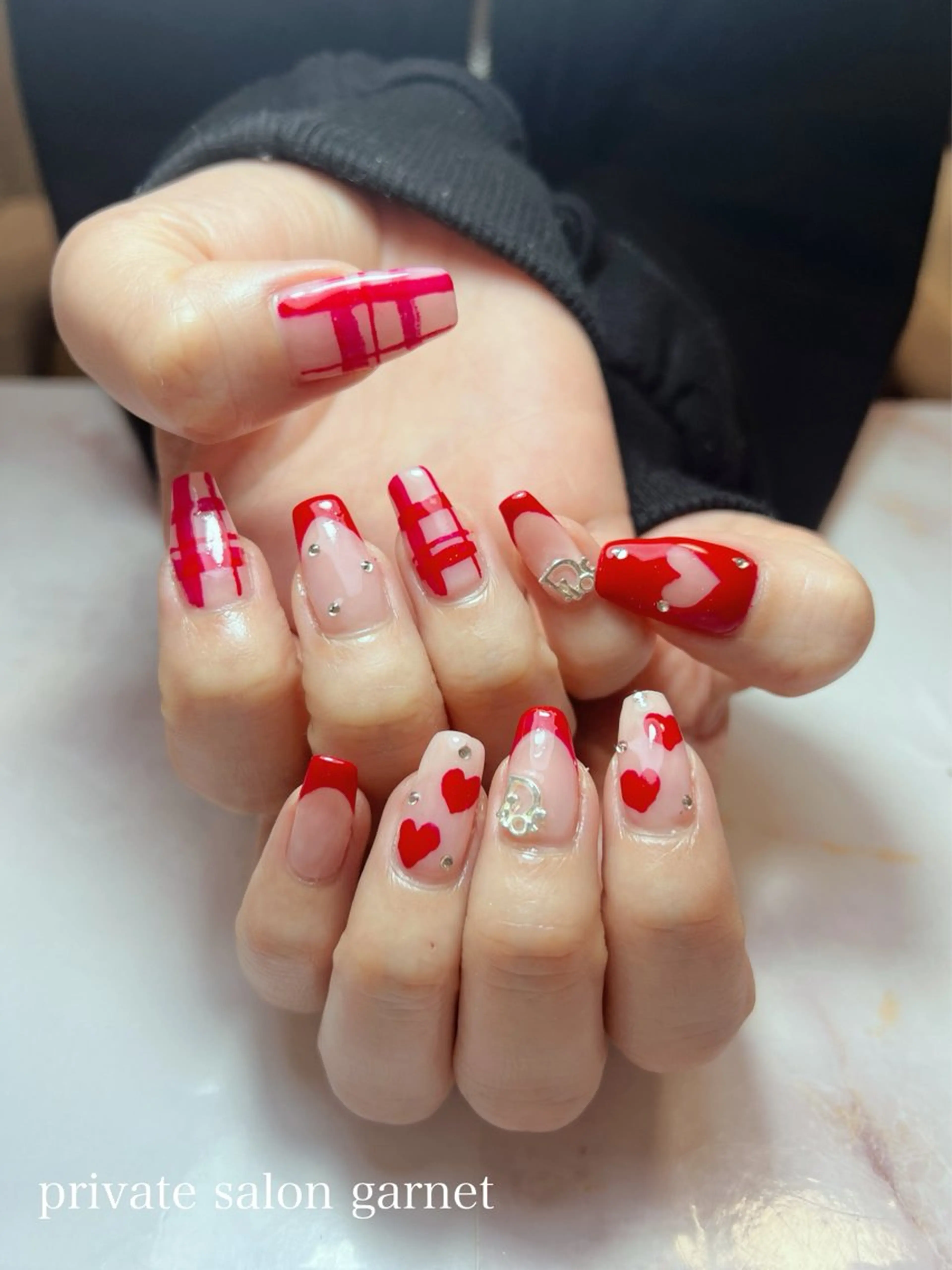 ネイル アートネイル Garnet nailのネイルデザイン