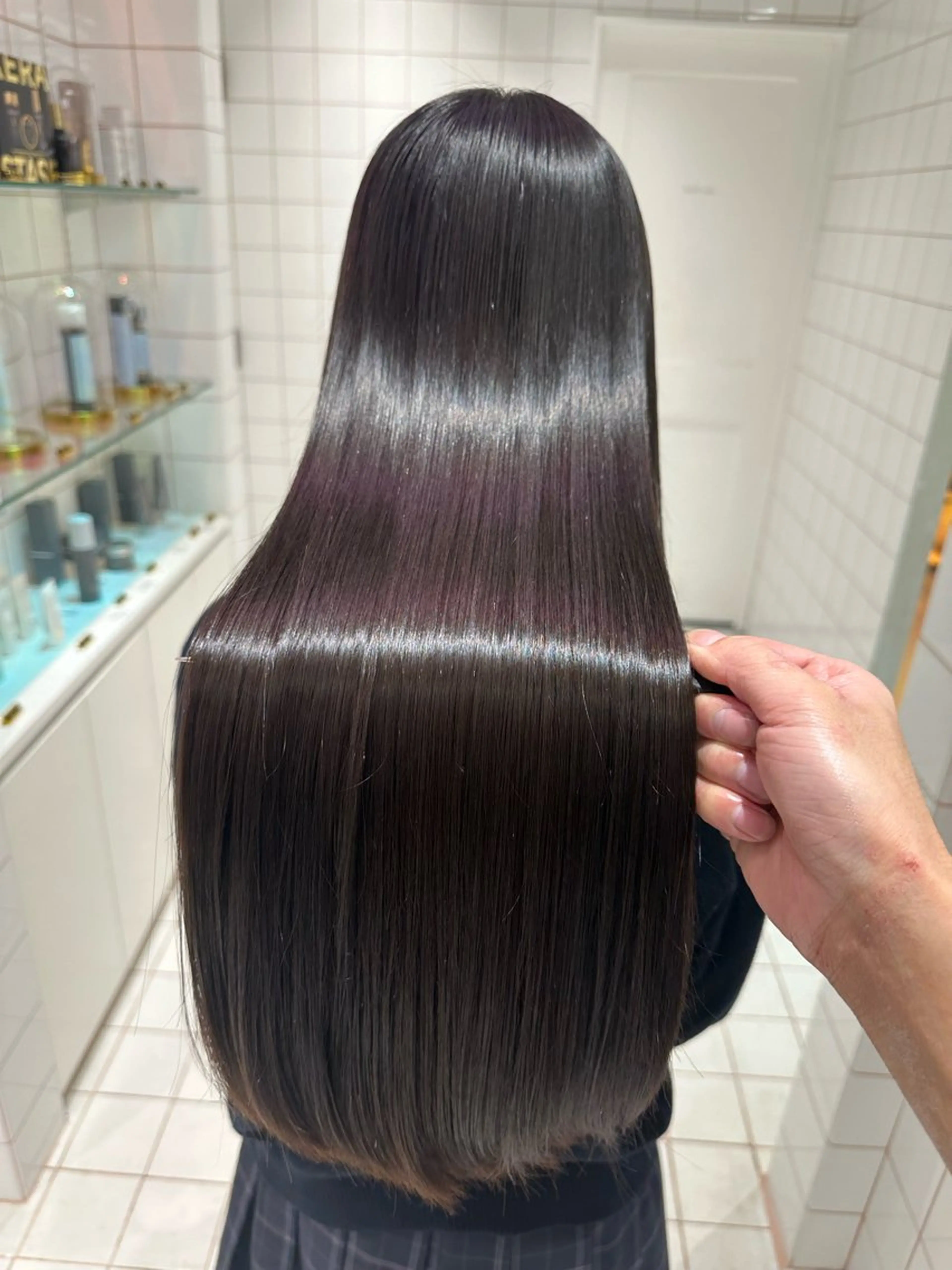 【ブリーチ毛🉑】美髪酸性ストレート（美髪縮毛矯正）×TOKIOクイックトリートメント🩵の写真