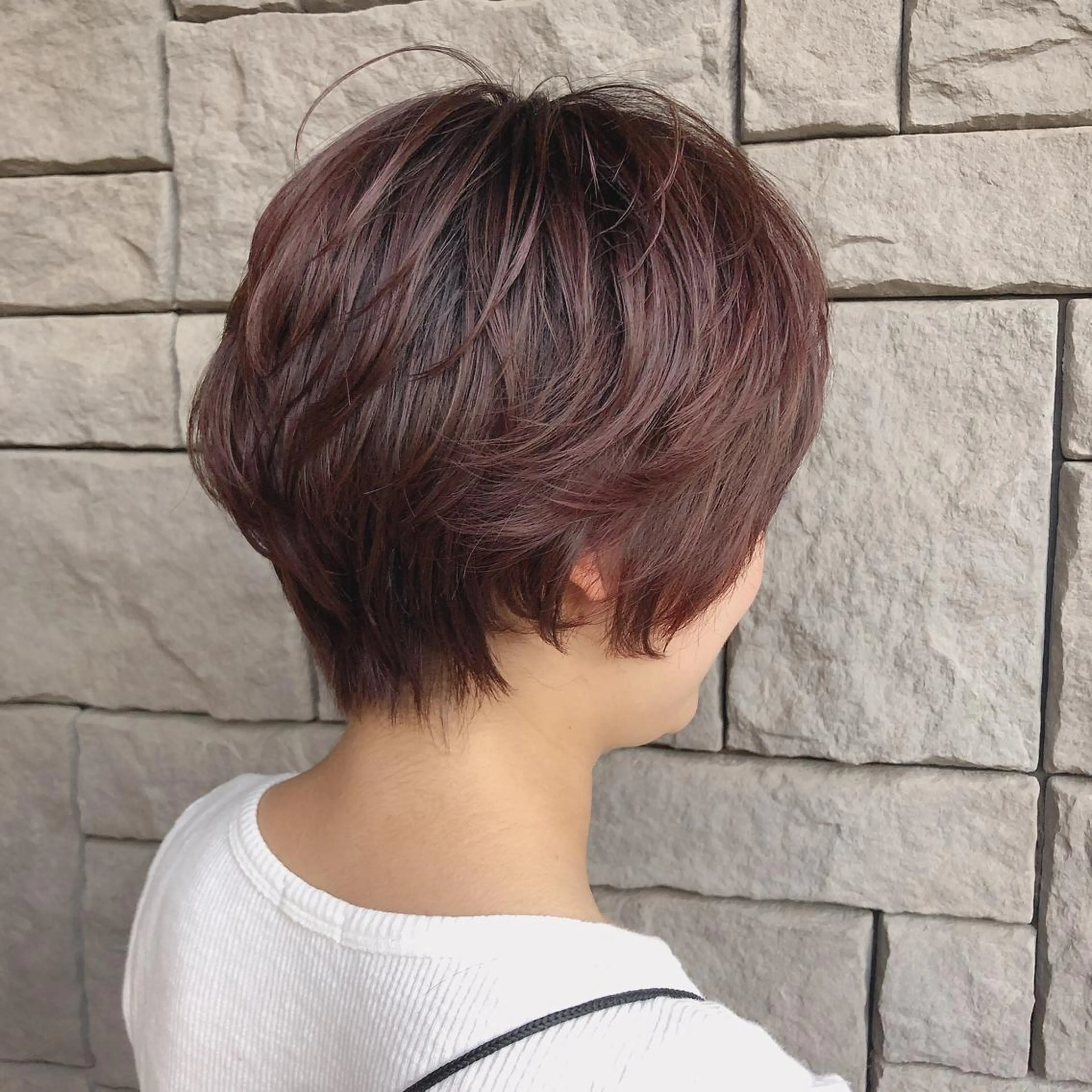 ショート カラー 店長/mao/ 前髪/顔周りカットのヘアスタイル