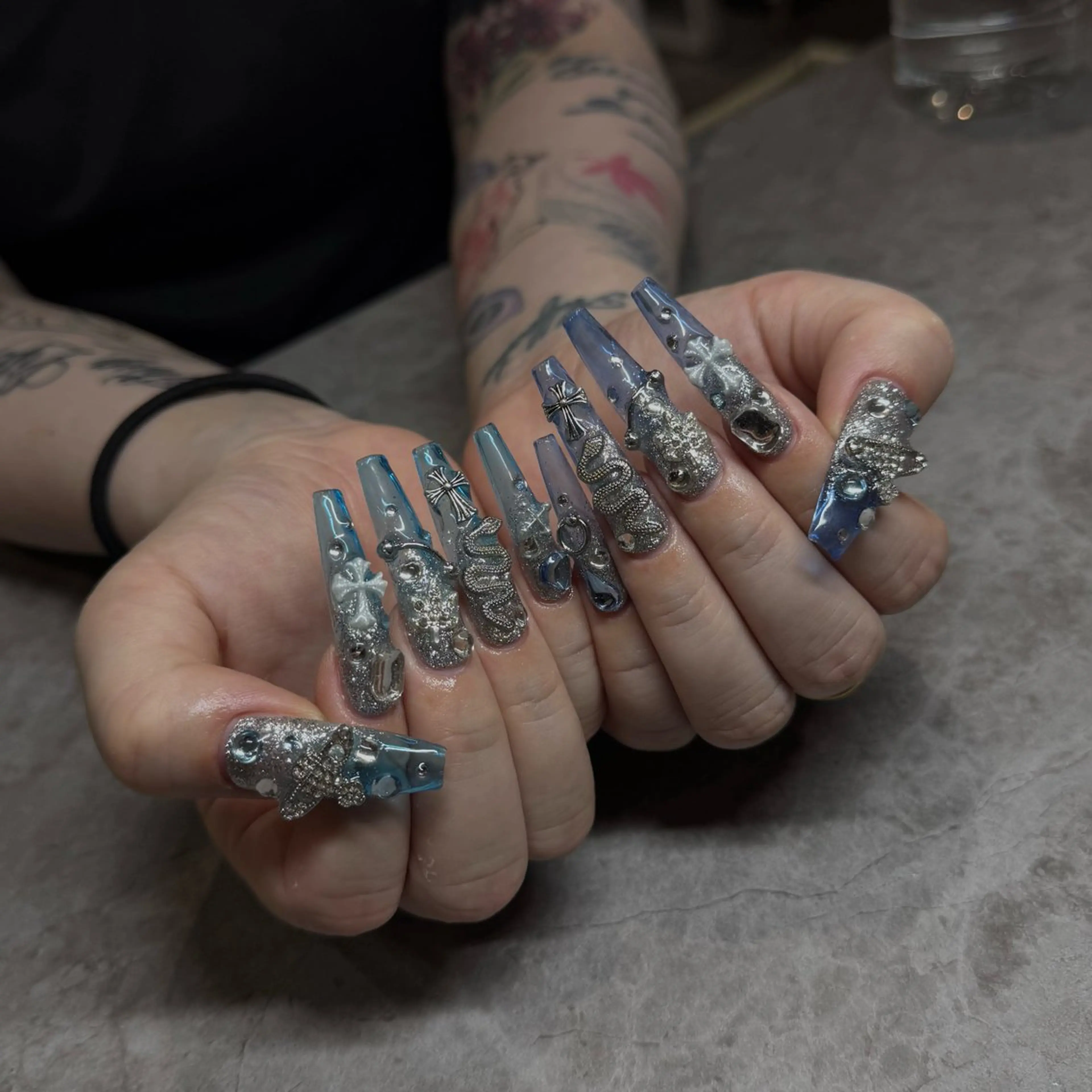 ネイル ロングネイル ハンドネイル IROHA NAIL 北村菜帆のネイルデザイン