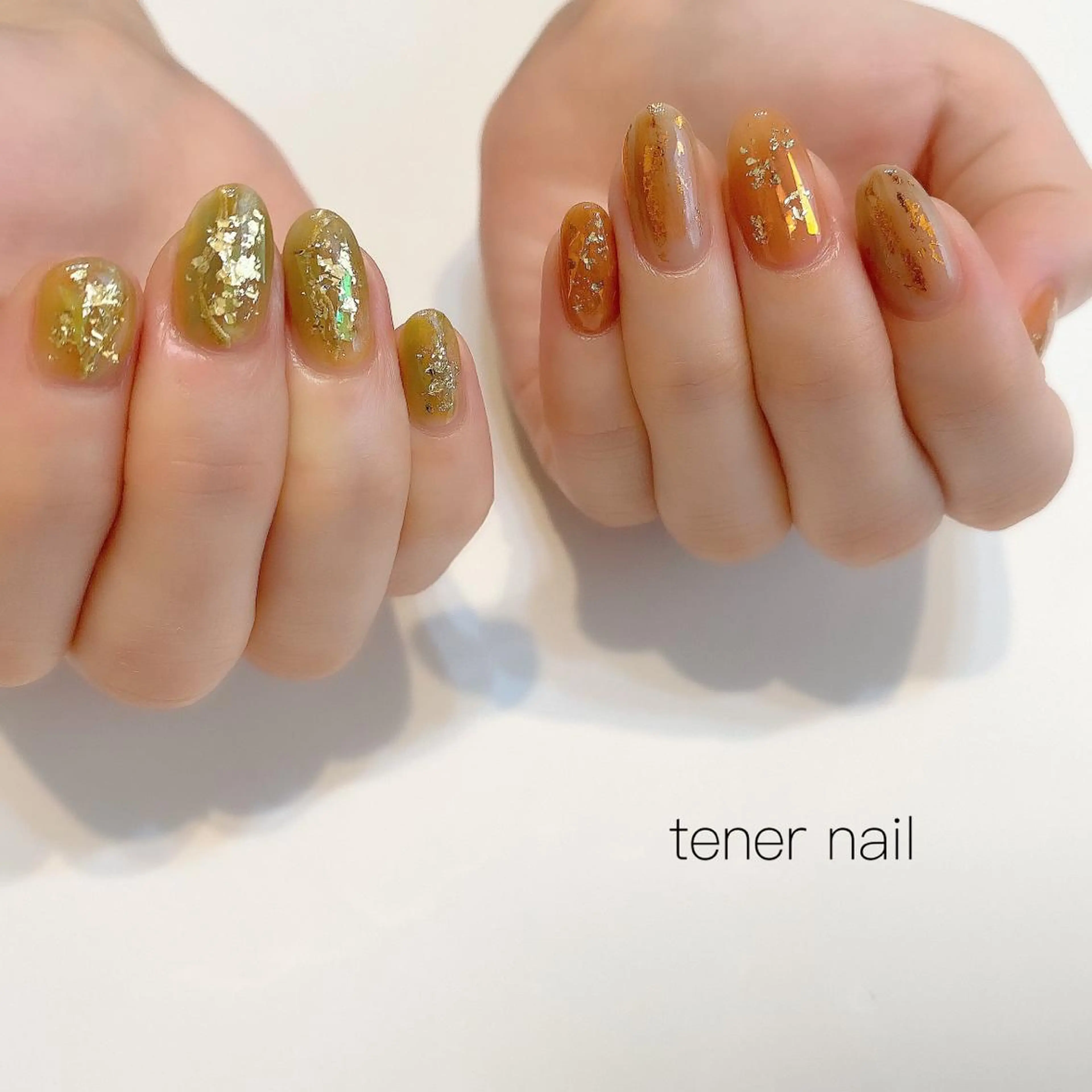 ネイル オレンジ テネルネイル tener nailのネイルデザイン