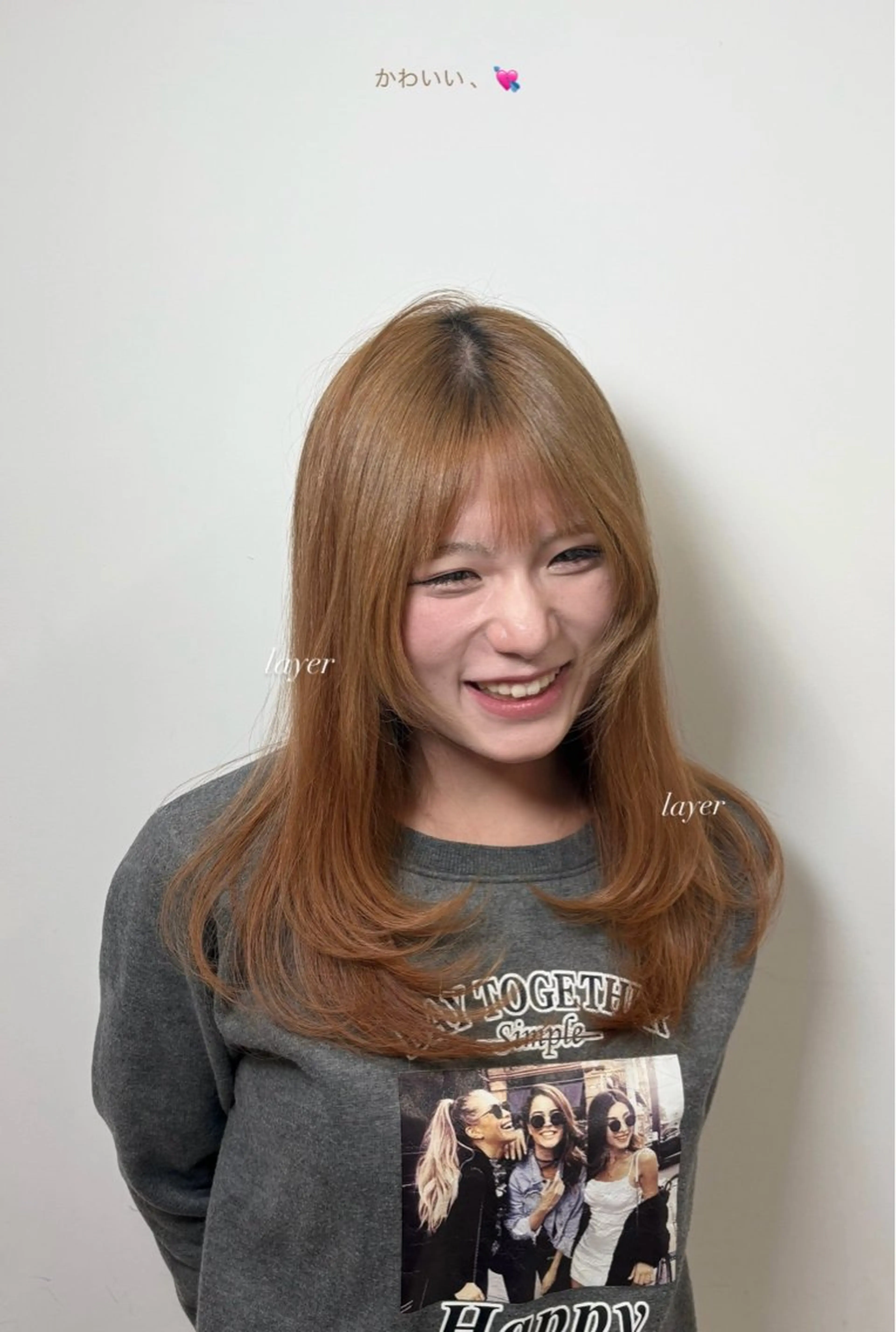 セミロング カット トリートメント ひ な た⌇ elto 四条烏丸のヘアスタイル