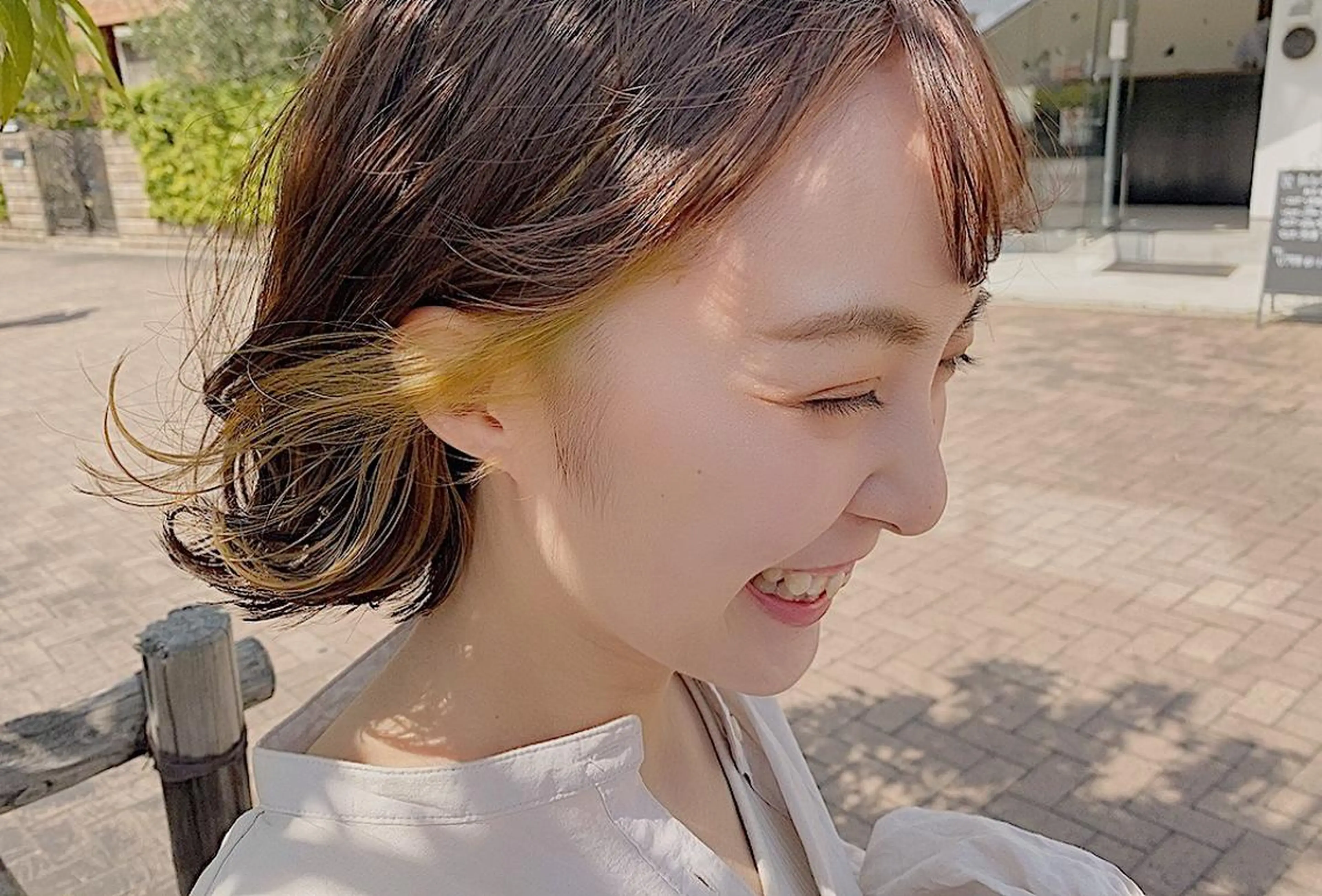 ミディアム カラー ヘアアレンジ Rely 美空のヘアスタイル