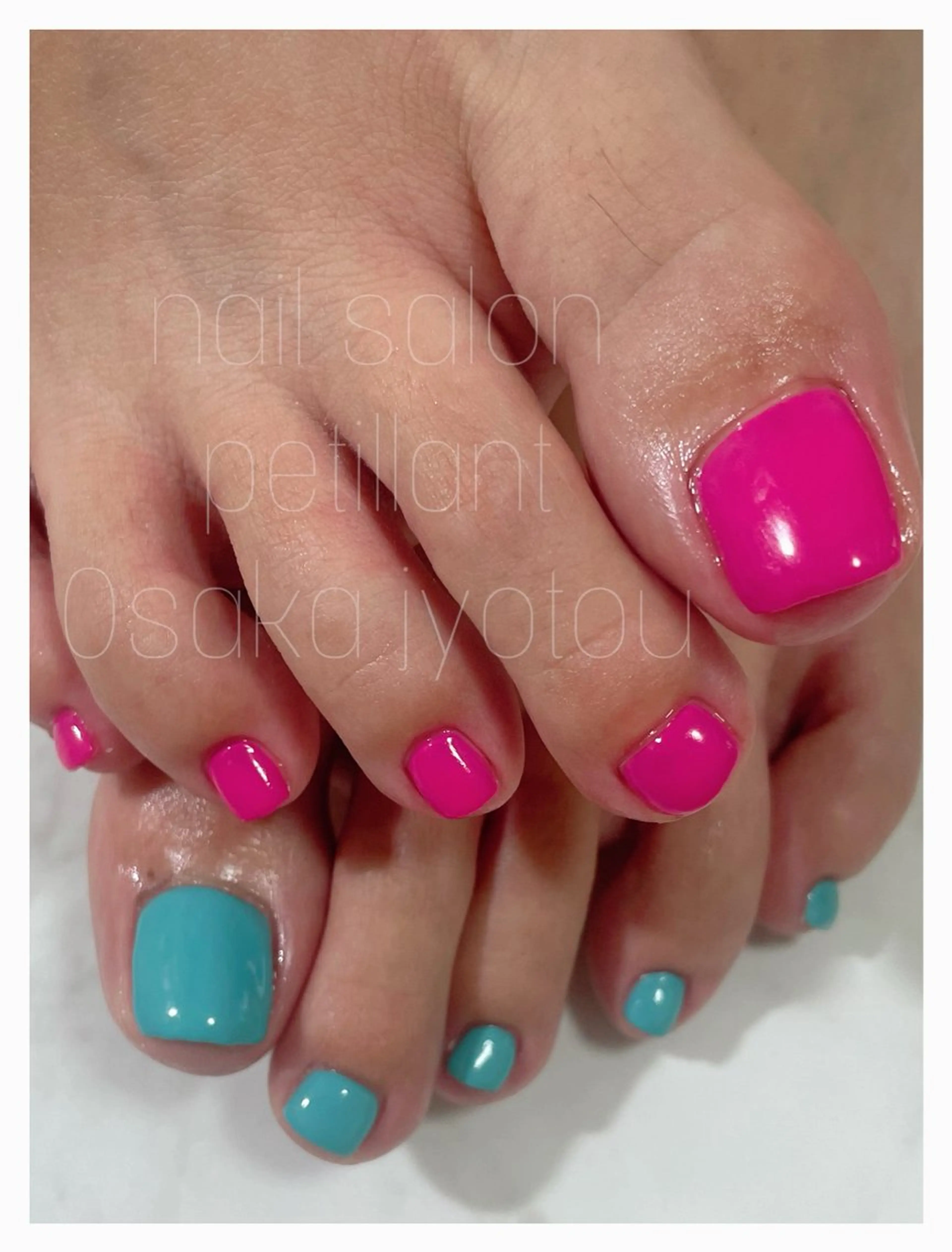 ネイル フットネイル フットネイル nail salon petillantのネイルデザイン