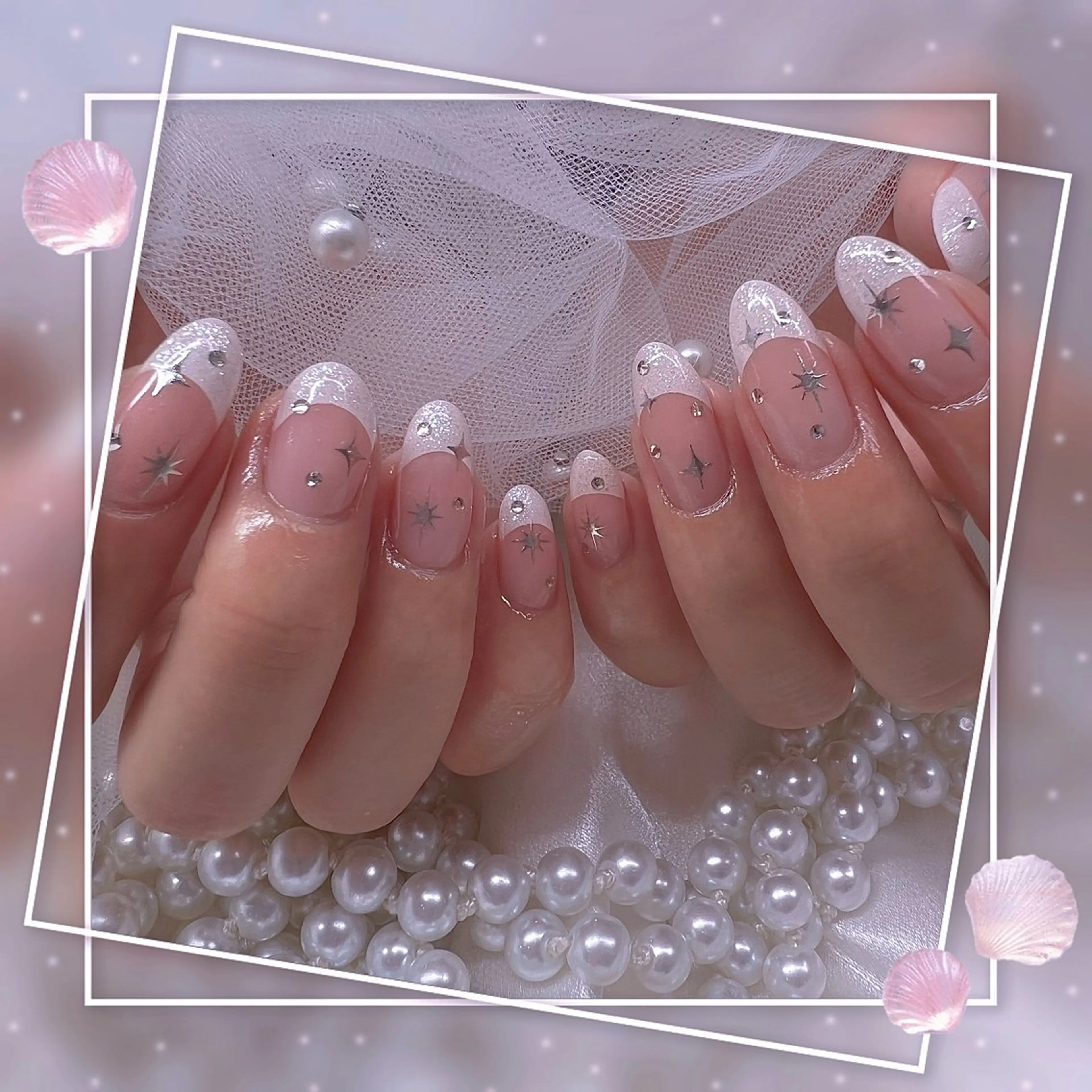 ネイル チークネイル ガーリー グラデーション マグネットネイル ピンク ハンドネイル ハンドケア Chill Nailsalonのネイルデザイン