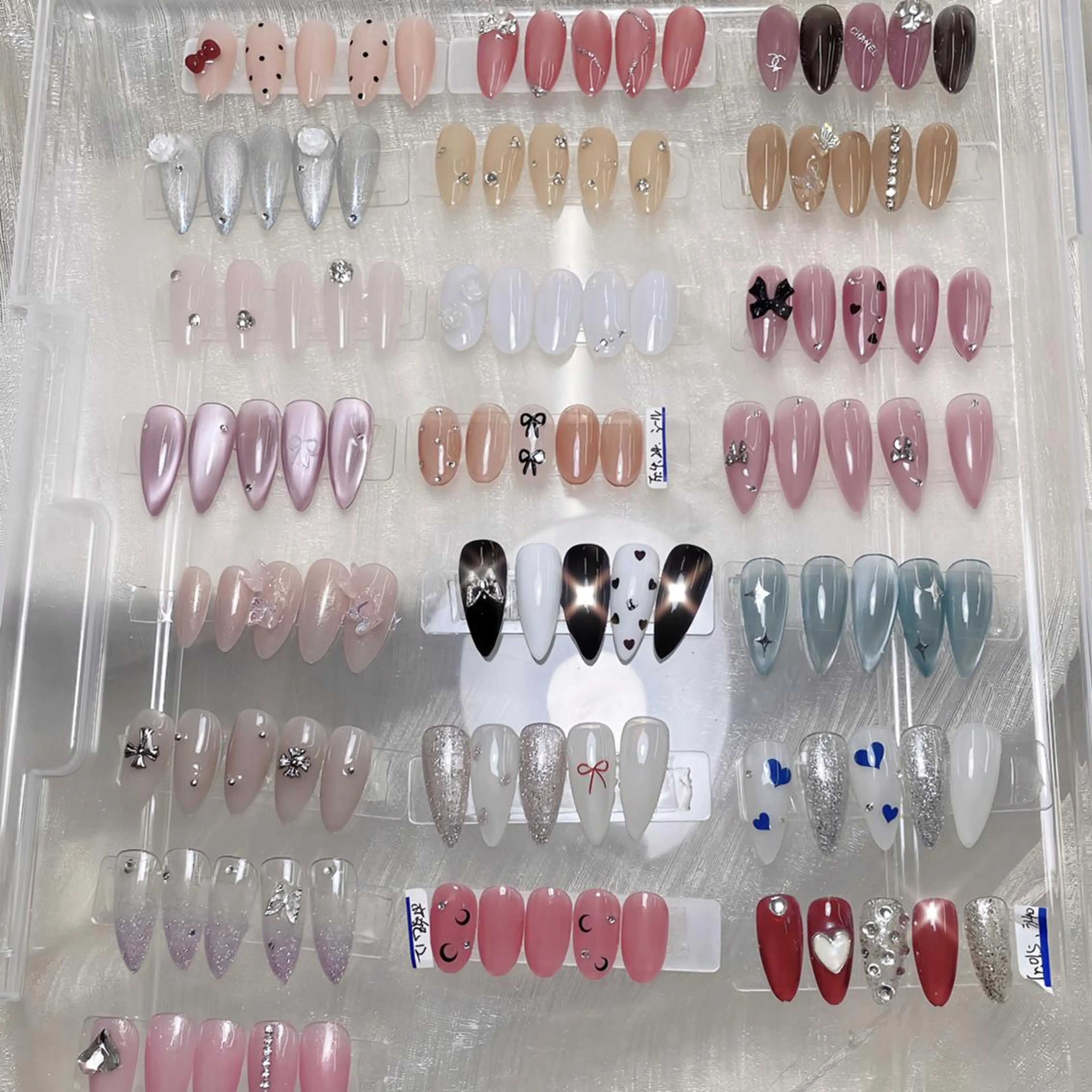 ネイル ハンドネイル 🦋チップ長さだし 専門店🦋のネイルデザイン