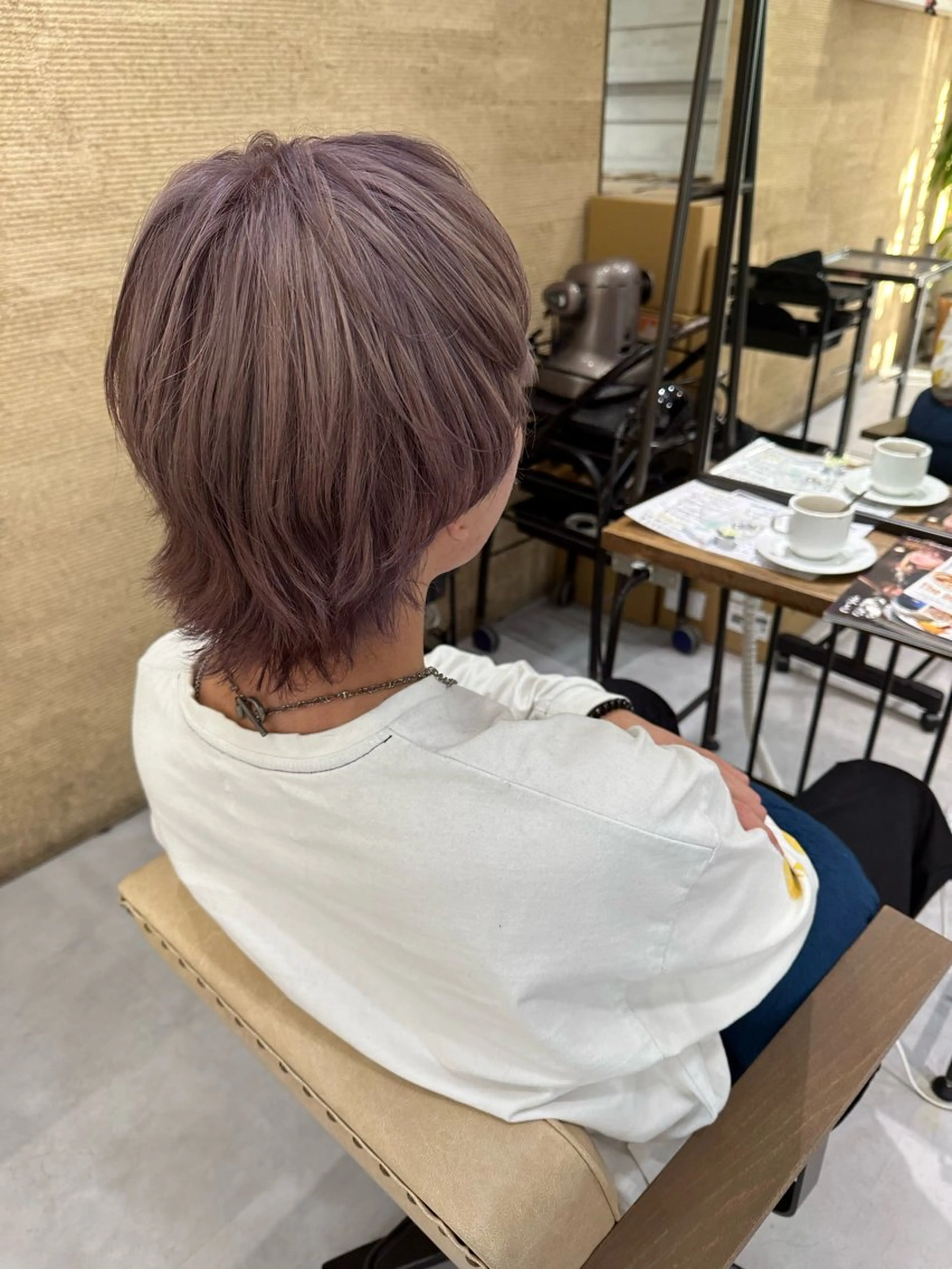 ショート カラー メンズ 髪質改善AUSTIN登戸所属・ICHIKA/暖色 カラー / Wカラーのヘアスタイル