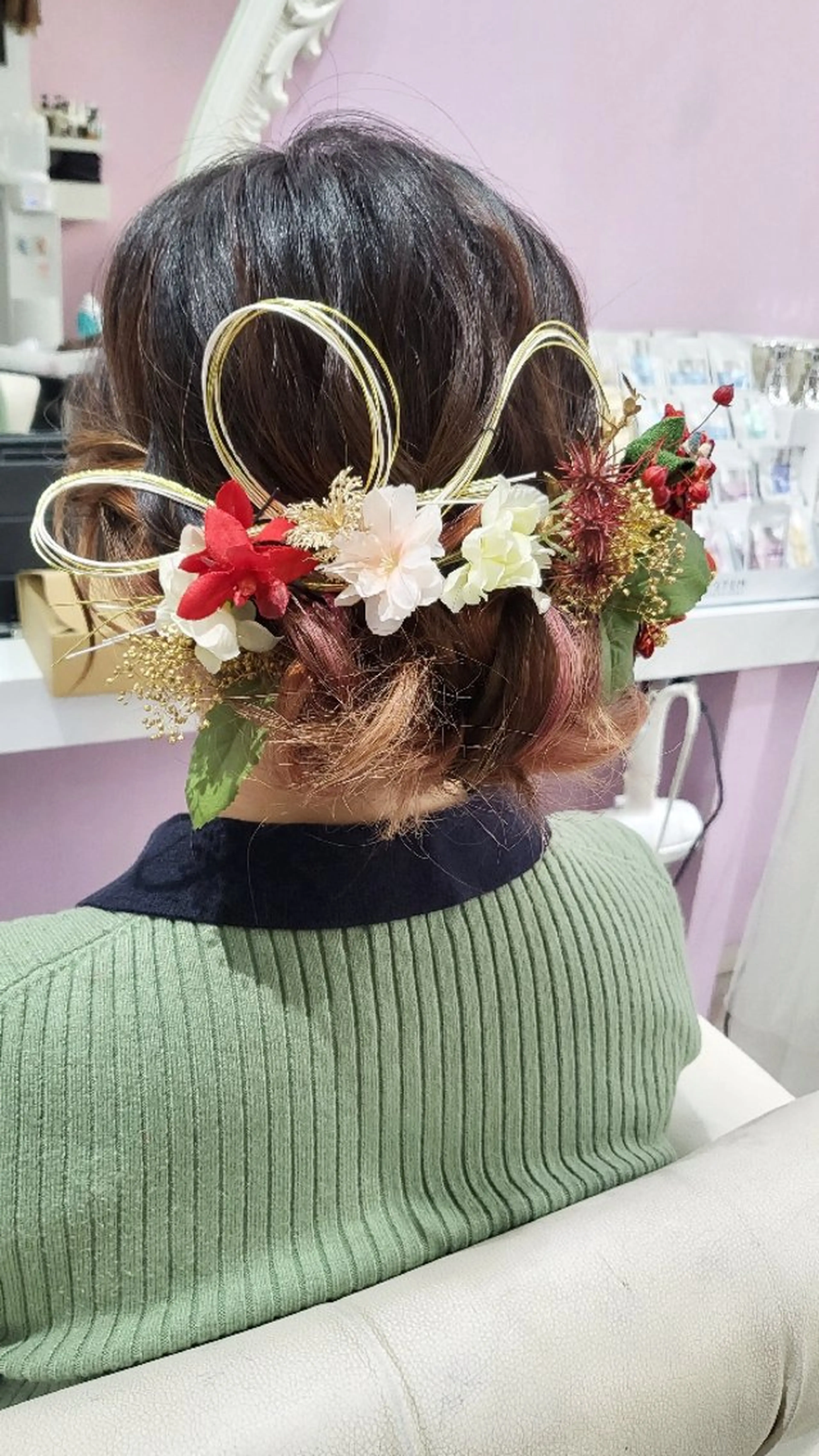 ミディアム ヘアアレンジ ナカシマ  アユミのヘアスタイル