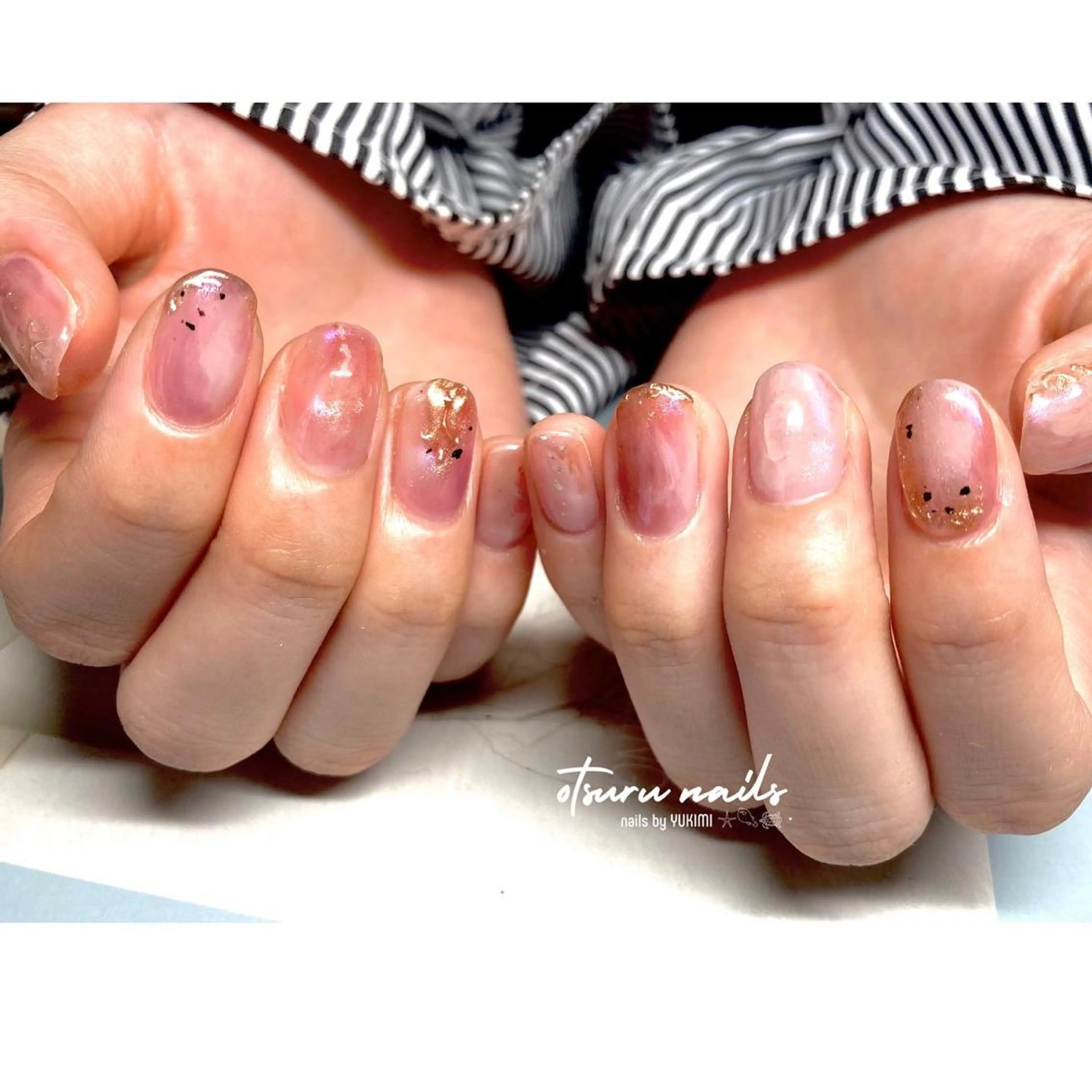 ネイル ニュアンスネイル ピンク otsurunail (オツルネイル)のネイルデザイン