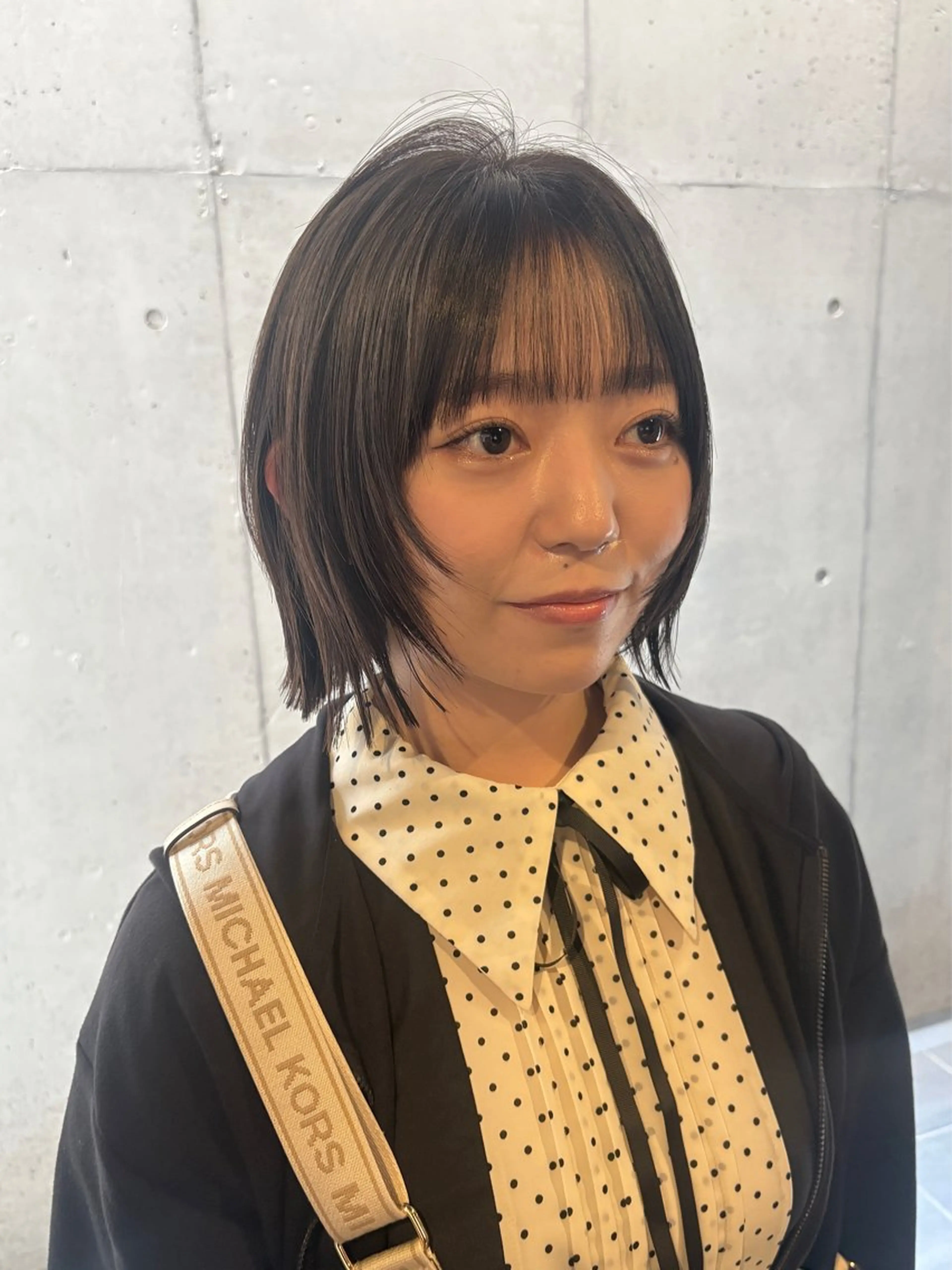 ショート カラー ボブレイヤー ボブ レイヤーカット カット ヘアカラー トリートメント 韓国レイヤー/柔らか カラー/RIN🎀のヘアスタイル