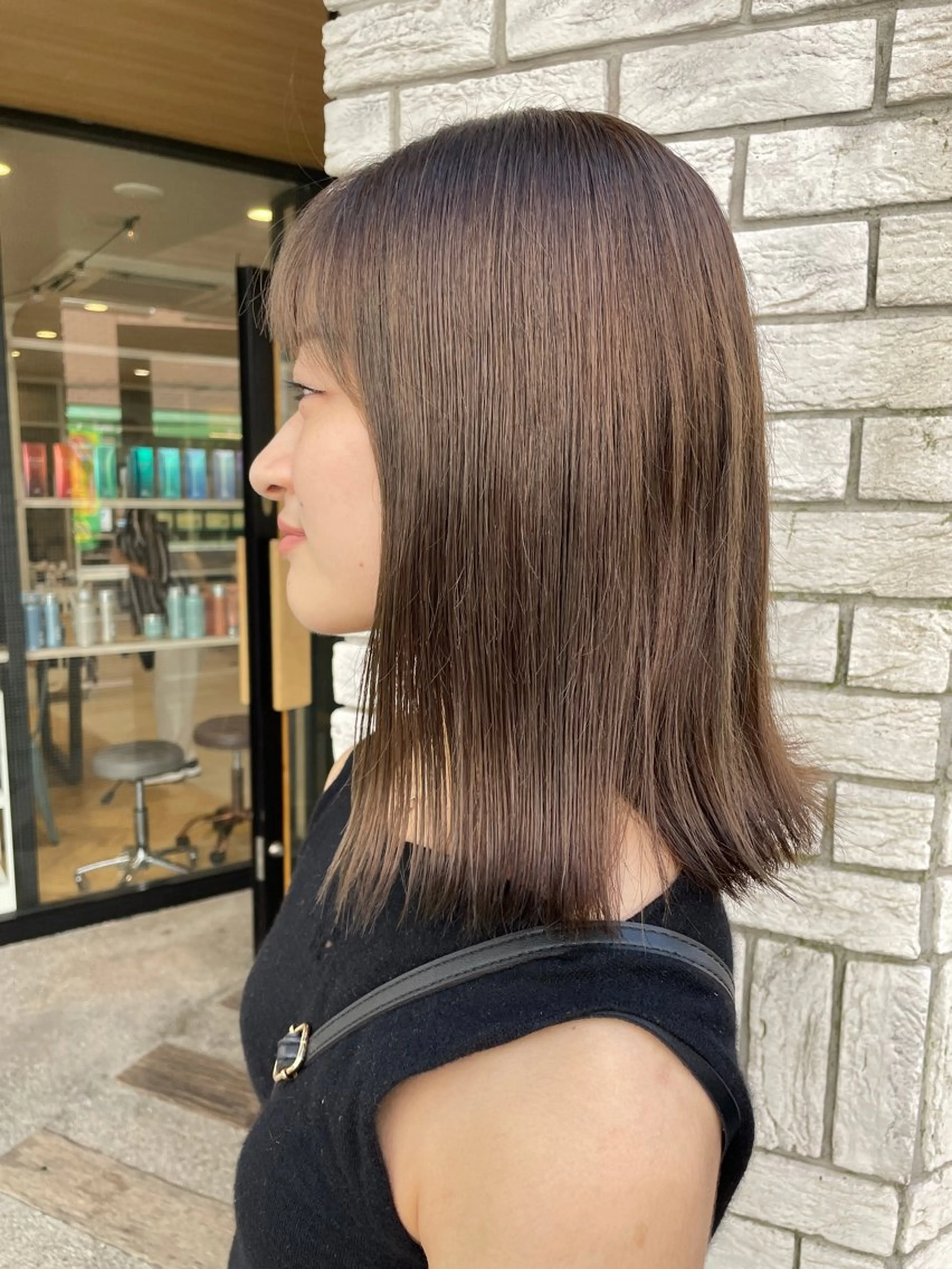 ミディアム カラー カット ヘアカラー カラー/レイヤー/ 髪質改善/PAAQのヘアスタイル