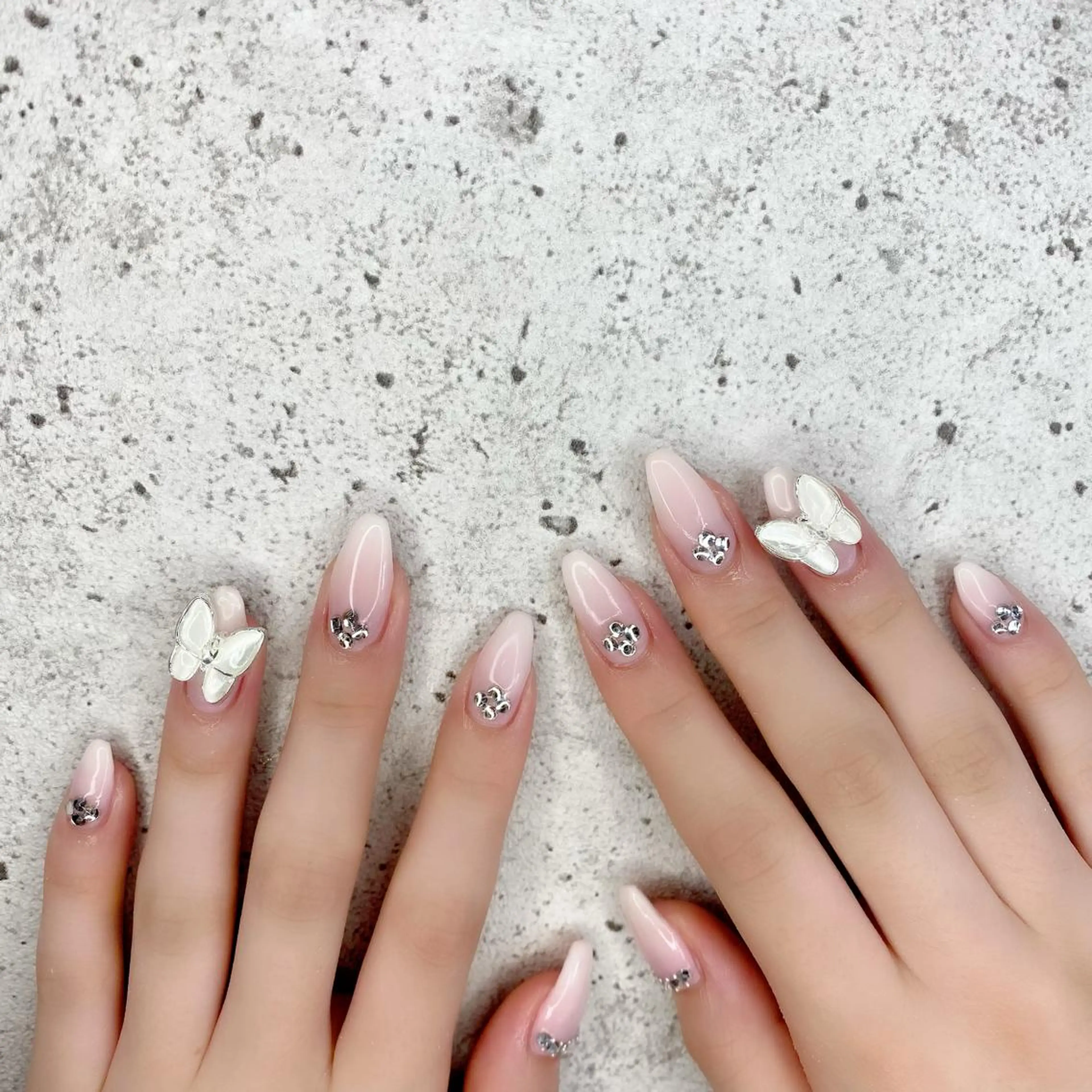 セミロング カラー パーマ ヘアアレンジ メンズ キッズ ネイル マツエク・マツパ ダブルカラー グラデーションカラー ゴージャス ゴージャス グラデーション ハンドネイル Salon Ｋのネイルデザイン