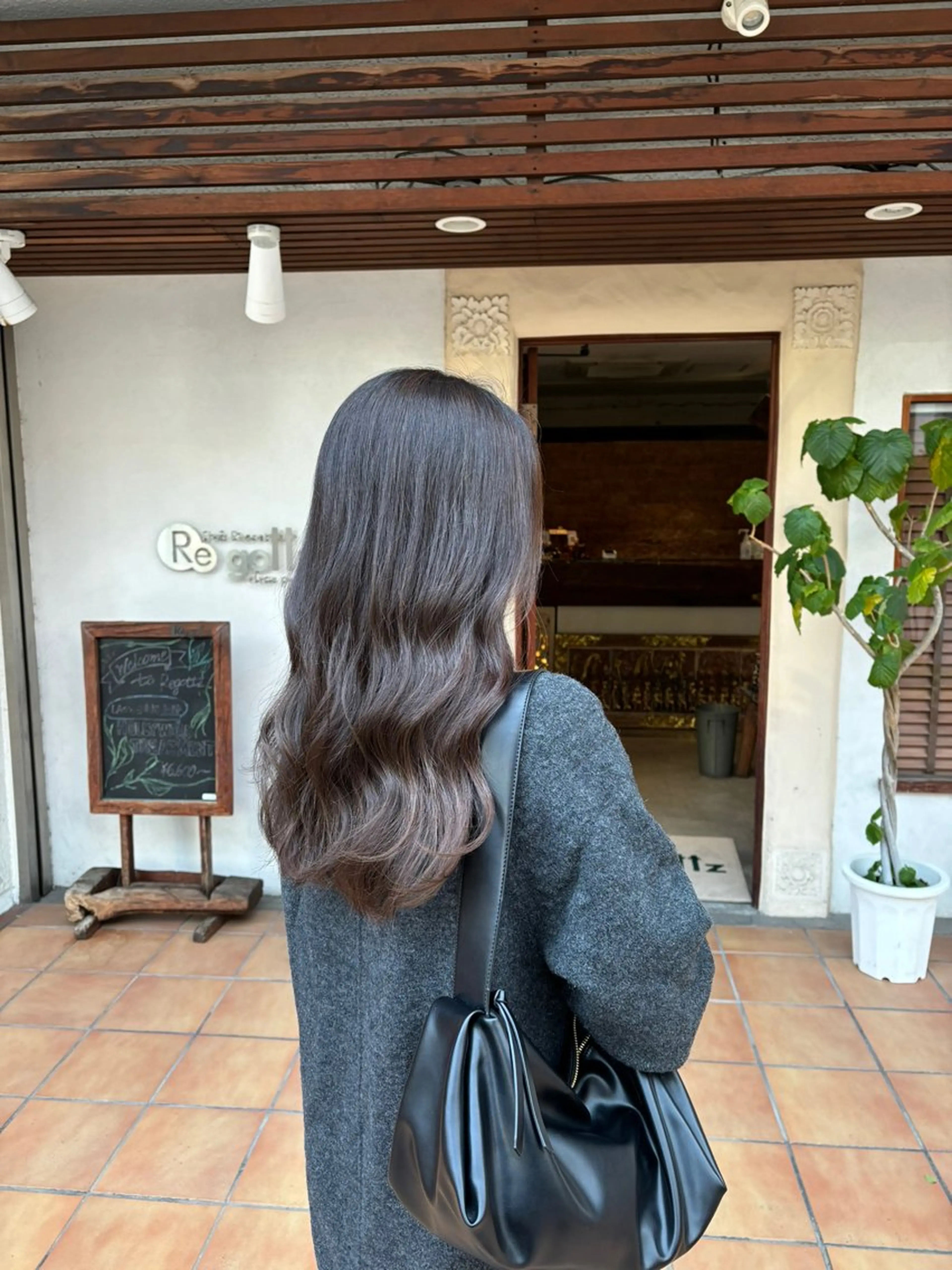 ロング カット ヘアカラー トリートメント ヘッドスパ putri店長 和田鈴采のヘアスタイル