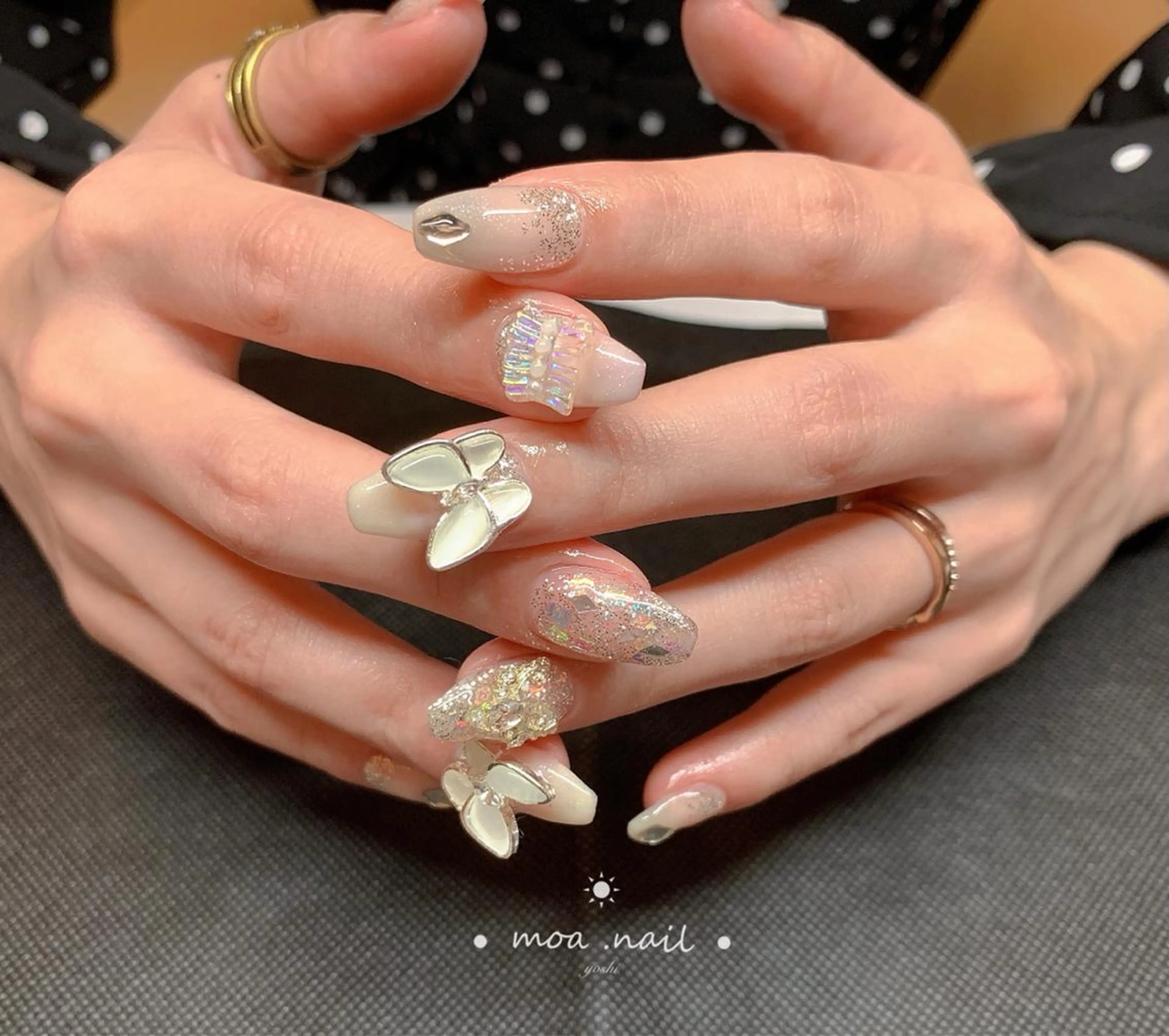 ネイル スカルプネイル MoaNail🫶 Yoshiのネイルデザイン