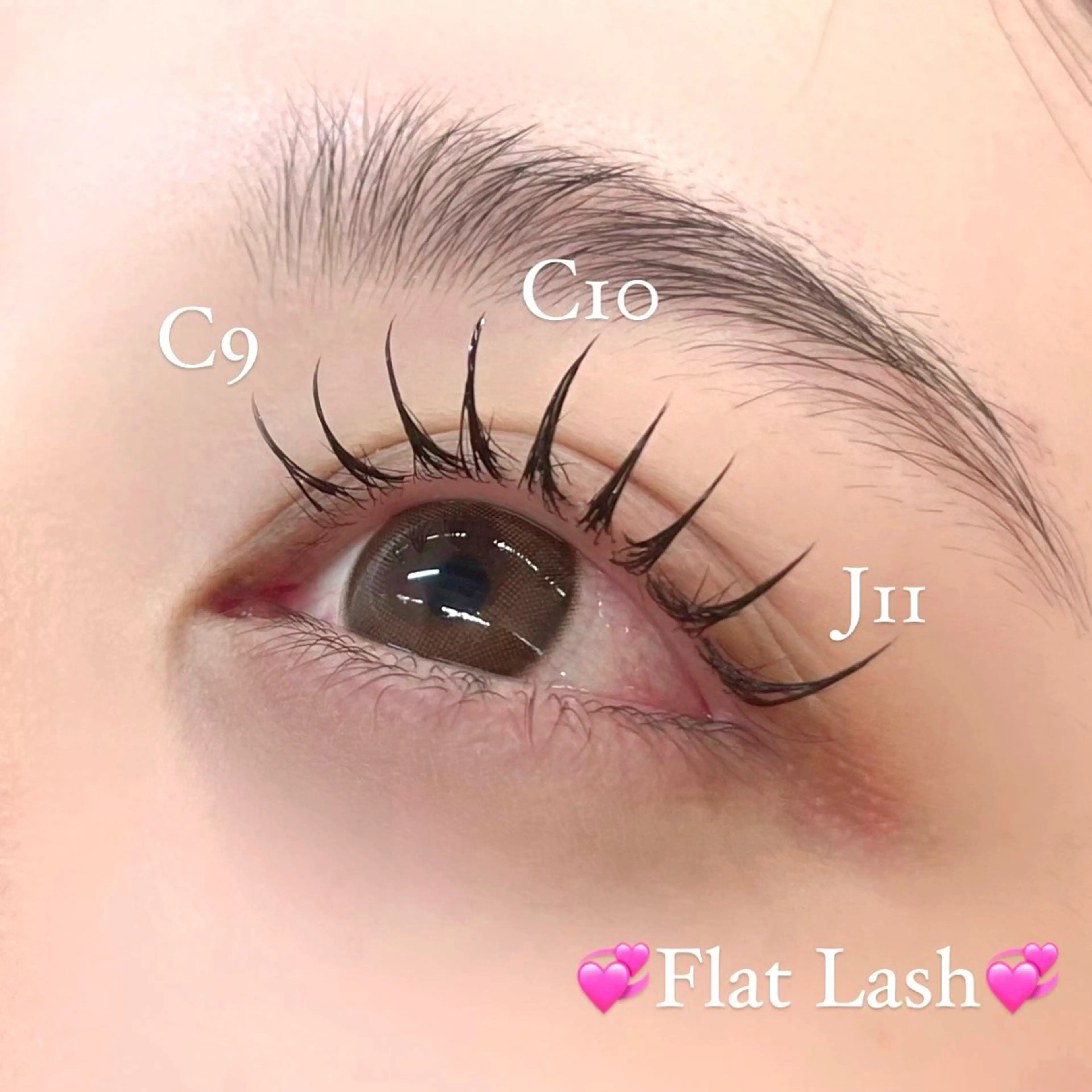 マツエク・マツパ 束感まつ毛 フラットラッシュ パリジェンヌラッシュリフト 一重×まつ毛パーマ マツエク 横浜 *束感まつ毛* 🐰はま🐰のマツエク・マツパデザイン