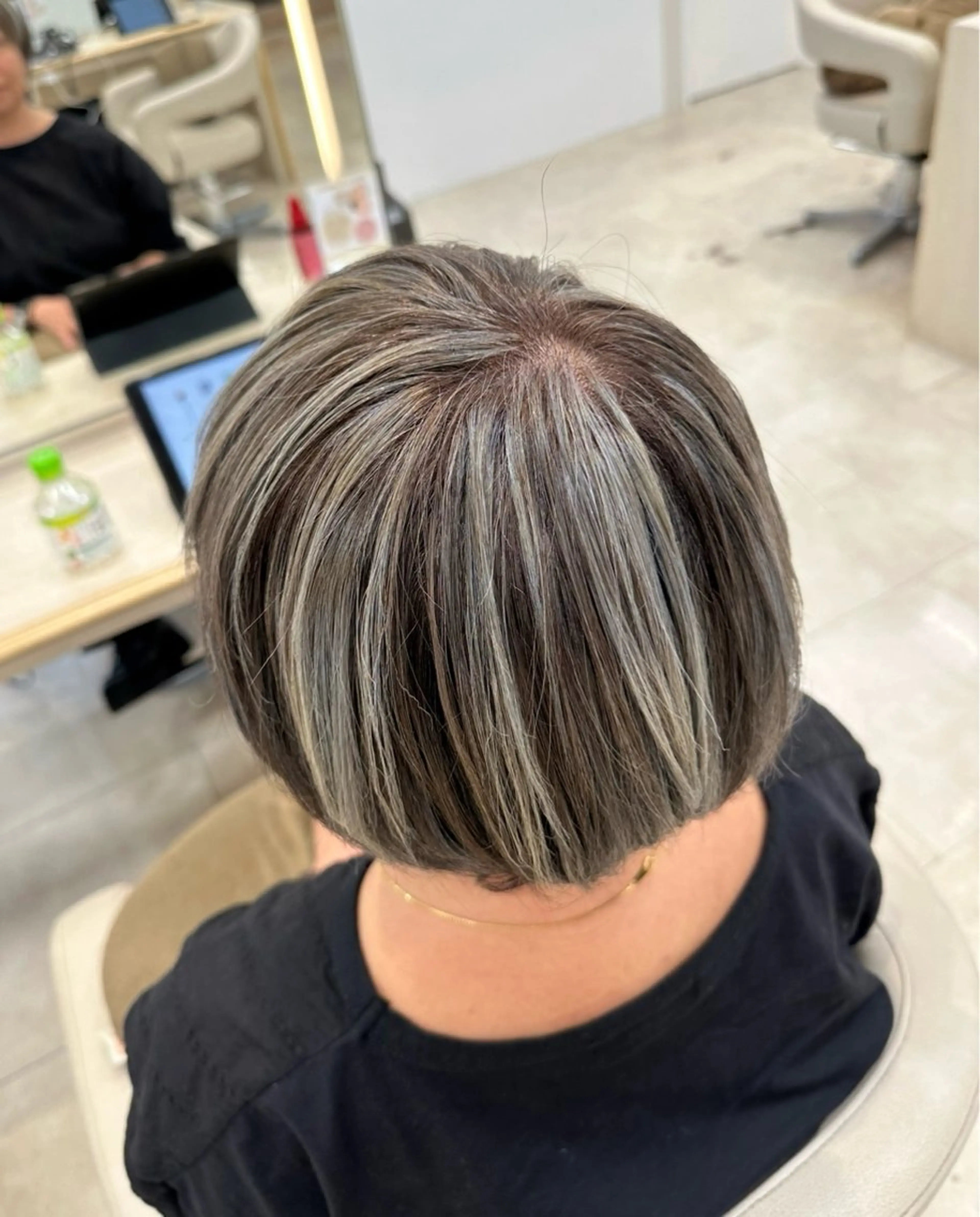 ショート カラー お悩み改善 黄金比みくのヘアスタイル