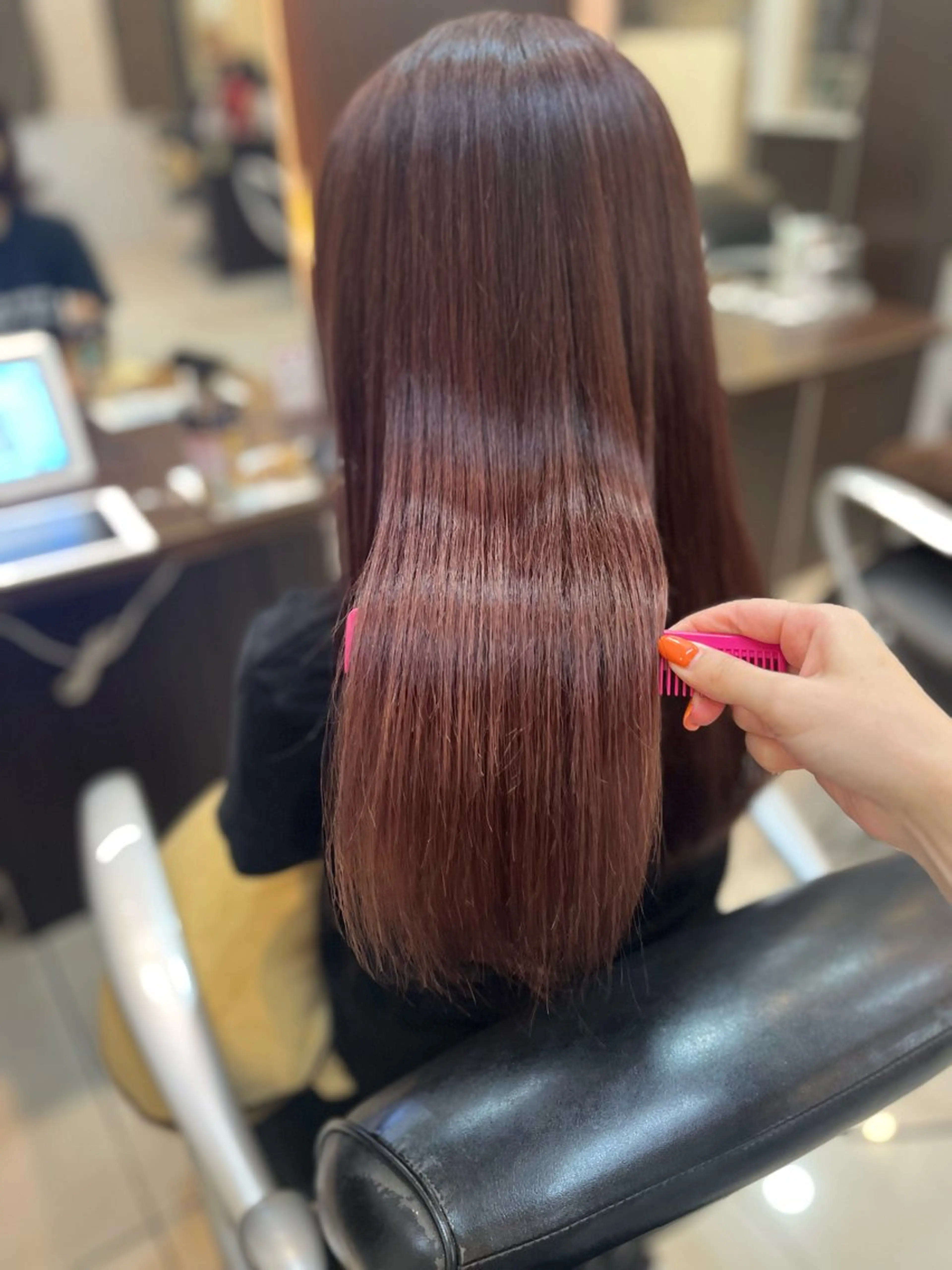 セミロング カラー 🍒 SANA🍒のヘアスタイル