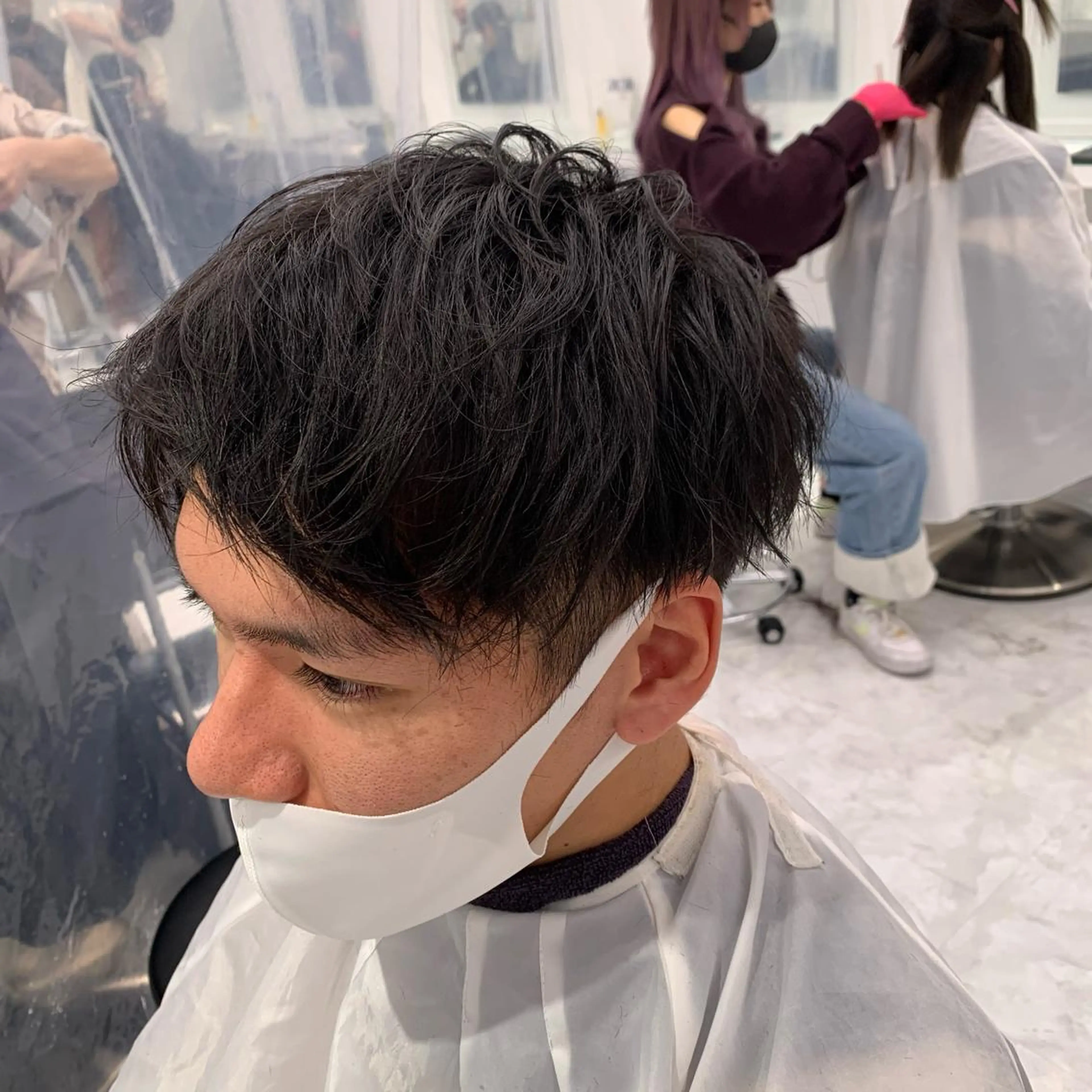 ショート カラー ヘアアレンジ カット トリートメント ヘアセット ダブルカラー｜ なおき｜池袋美容師のヘアスタイル