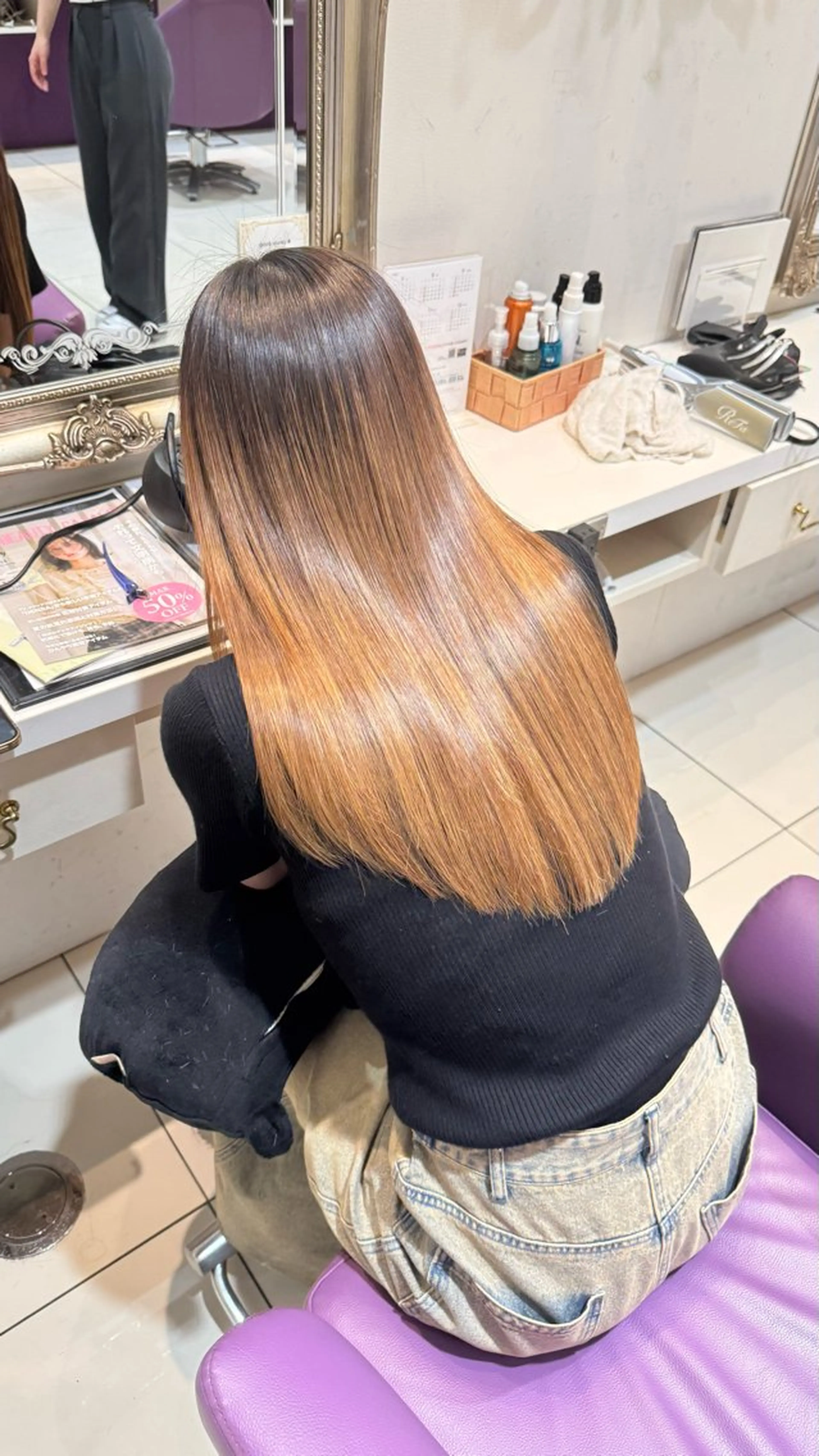 ロング Happiness: 大前紗弥🎀.⋆のヘアスタイル