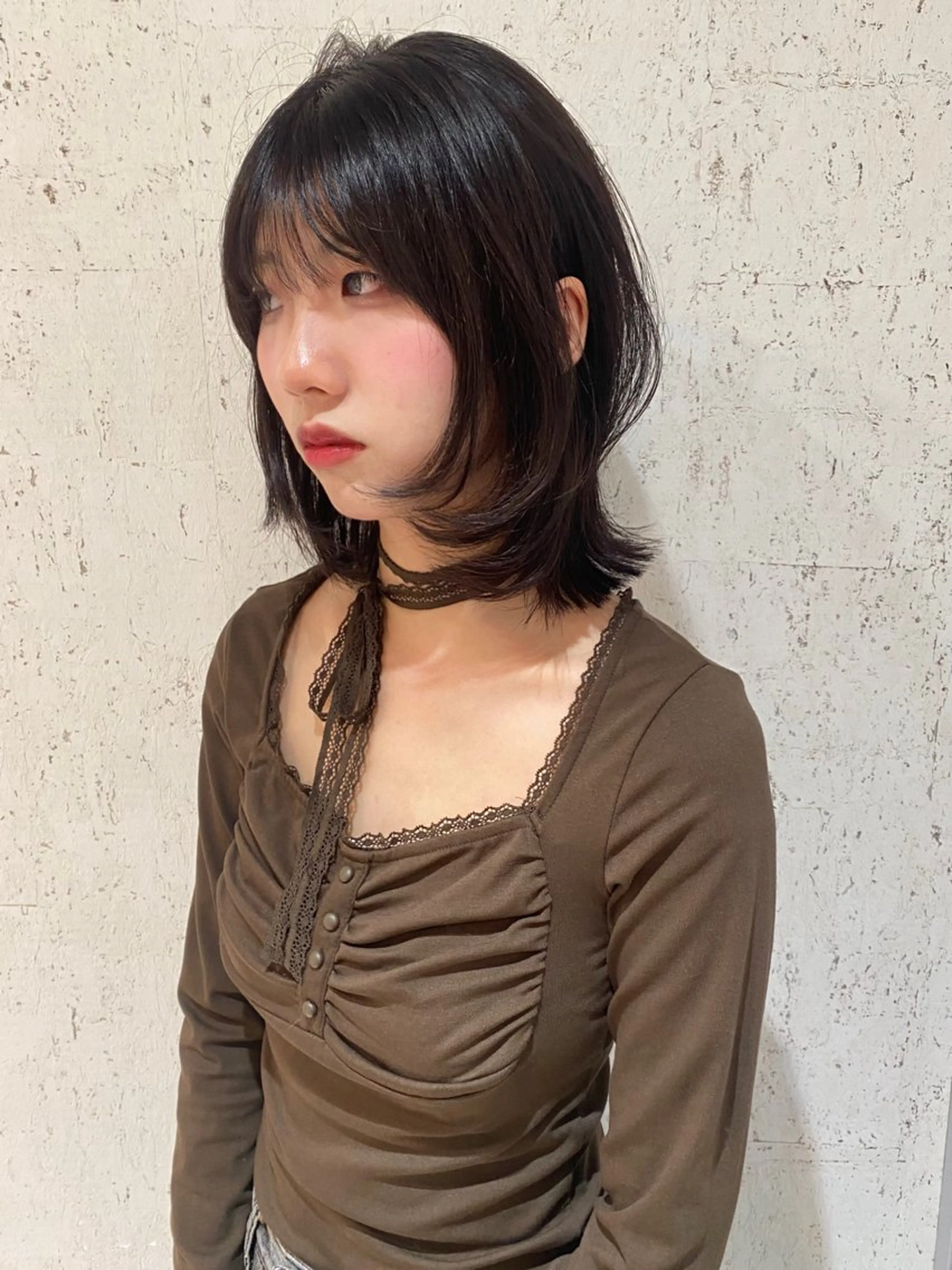 ミディアム カラー カット ヘアカラー トリートメント mai / linoah˚✧のヘアスタイル