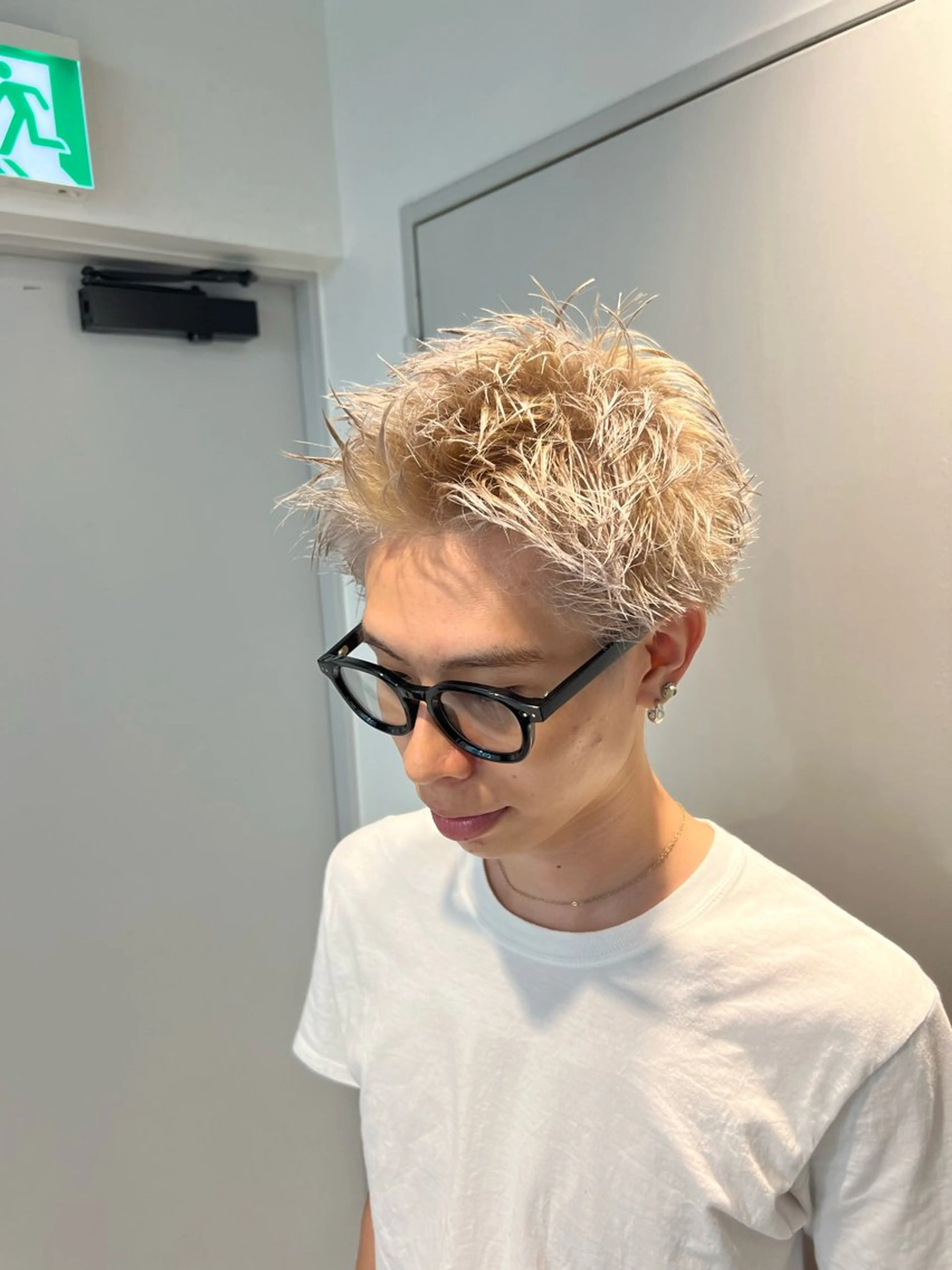 ショート カラー ヘアカラー 🌀toa/波巻き✨ /メンズパーマ／栄のヘアスタイル