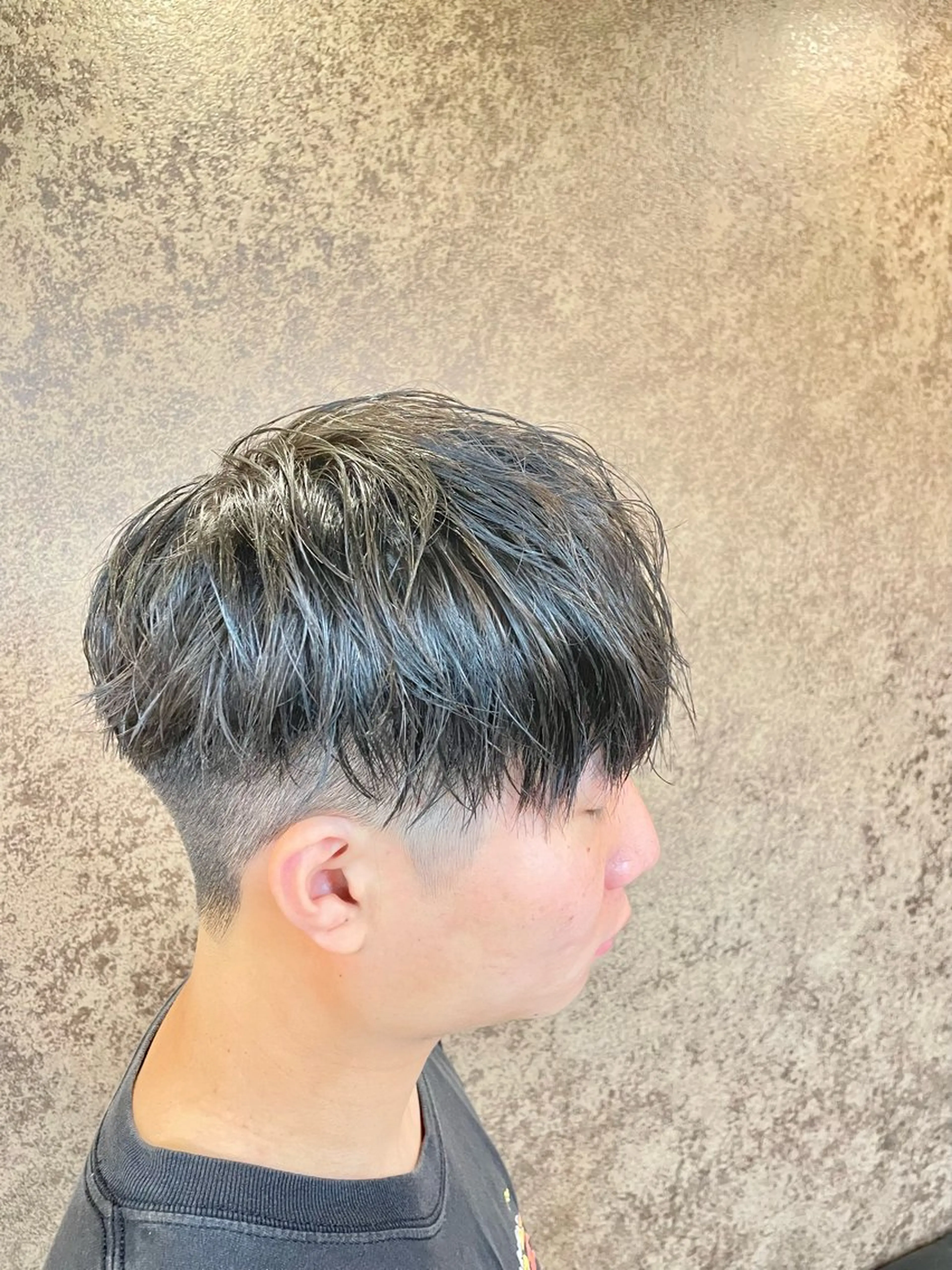 ショート メンズ メンズパーマ特化 カバヤマ　リョウのヘアスタイル