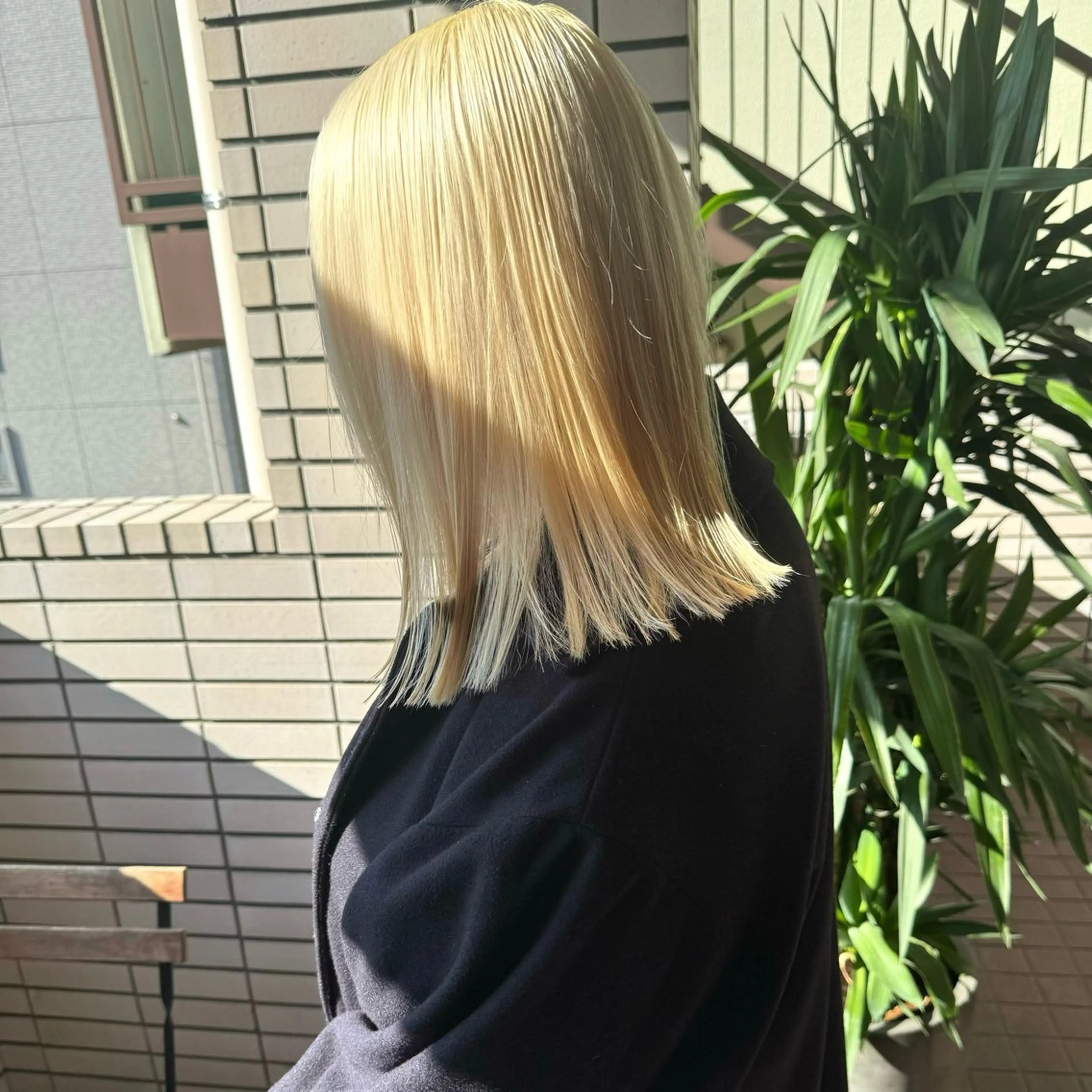 ミディアム カラー shiho .のヘアスタイル