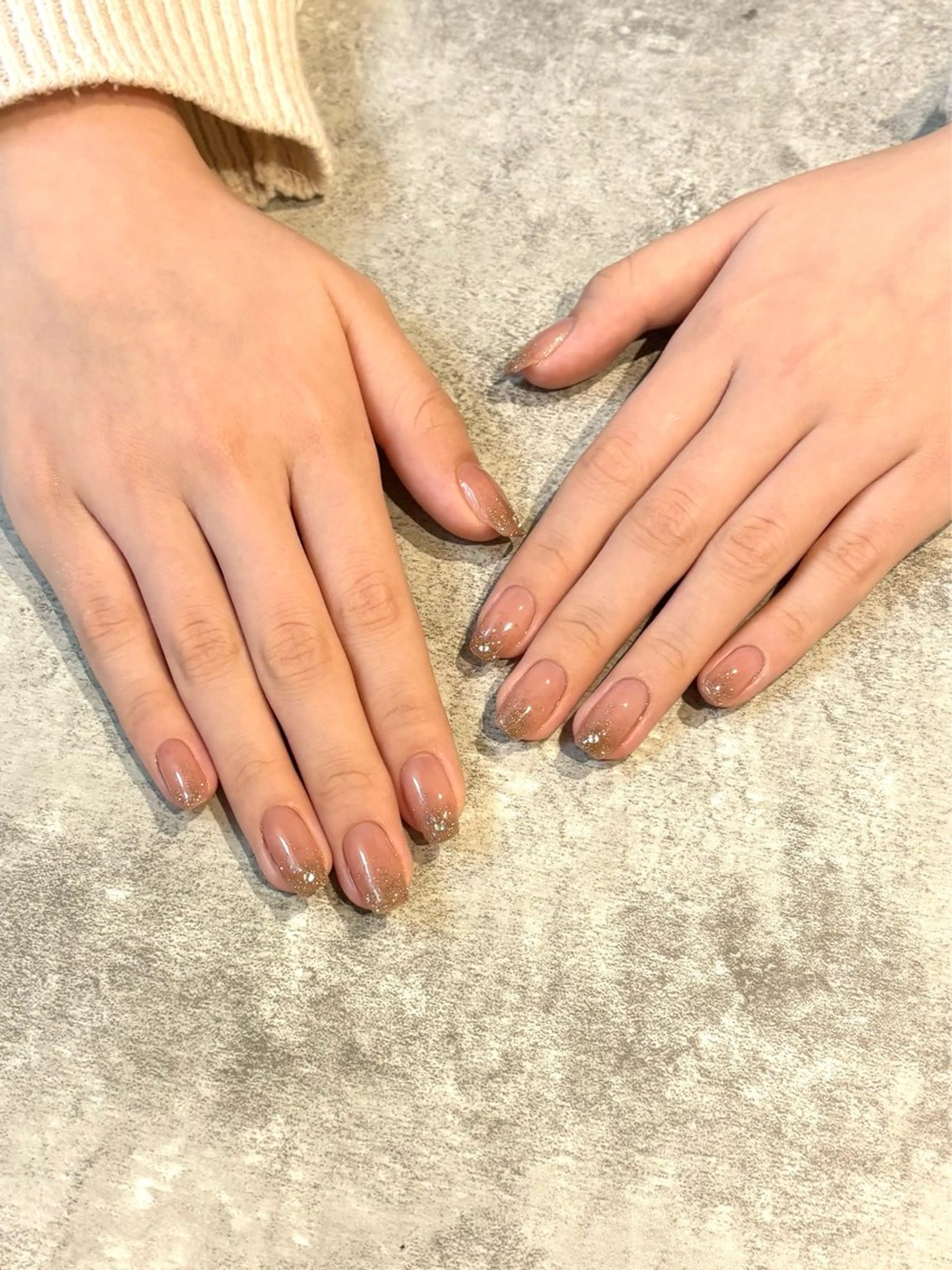 ネイル ラメ(グリッター) ラメグラデーション ネイルサロン ラナレアのネイルデザイン