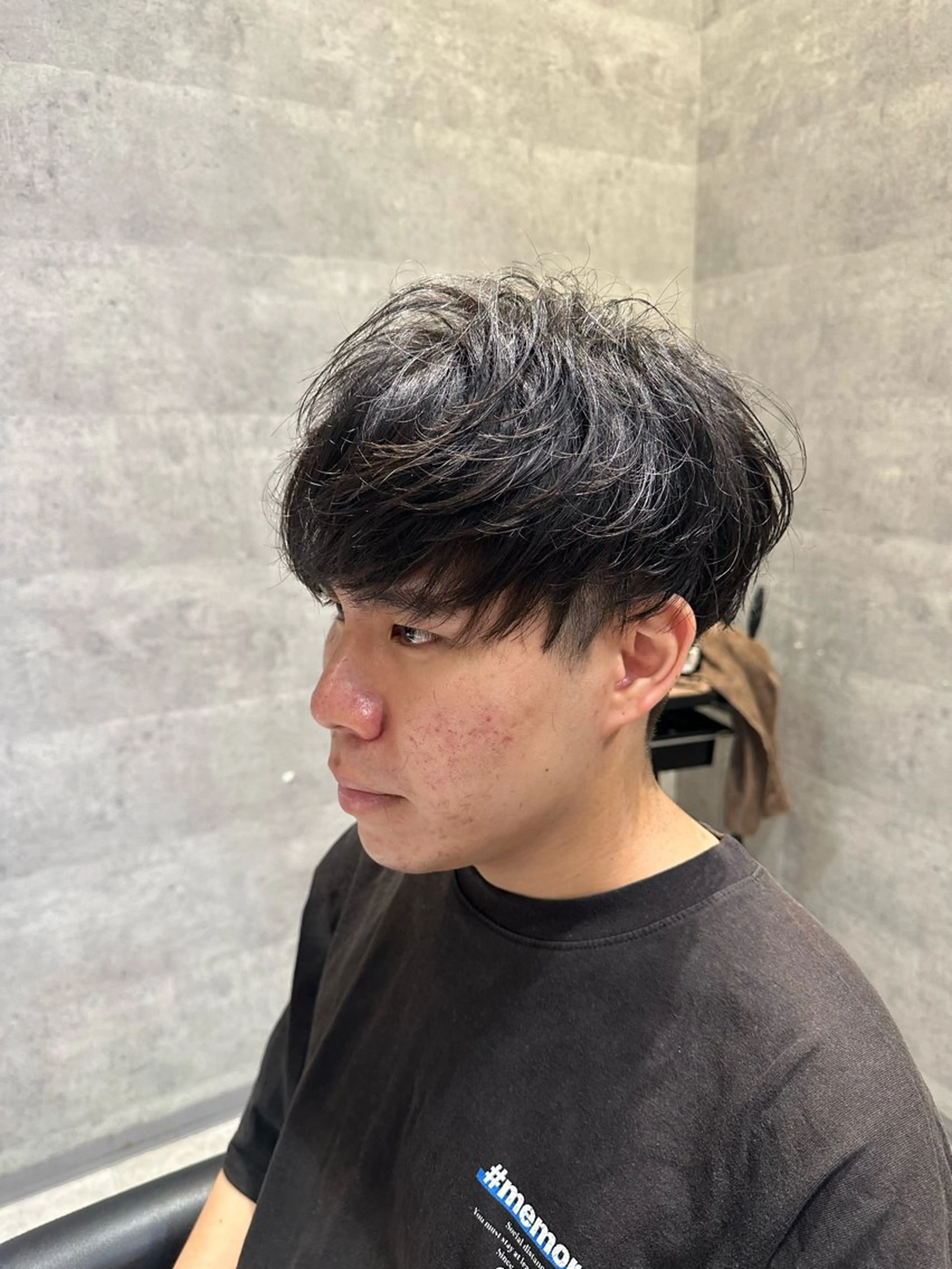 ショート メンズ マッシュ カット _WHITE /藤田唯生のヘアスタイル