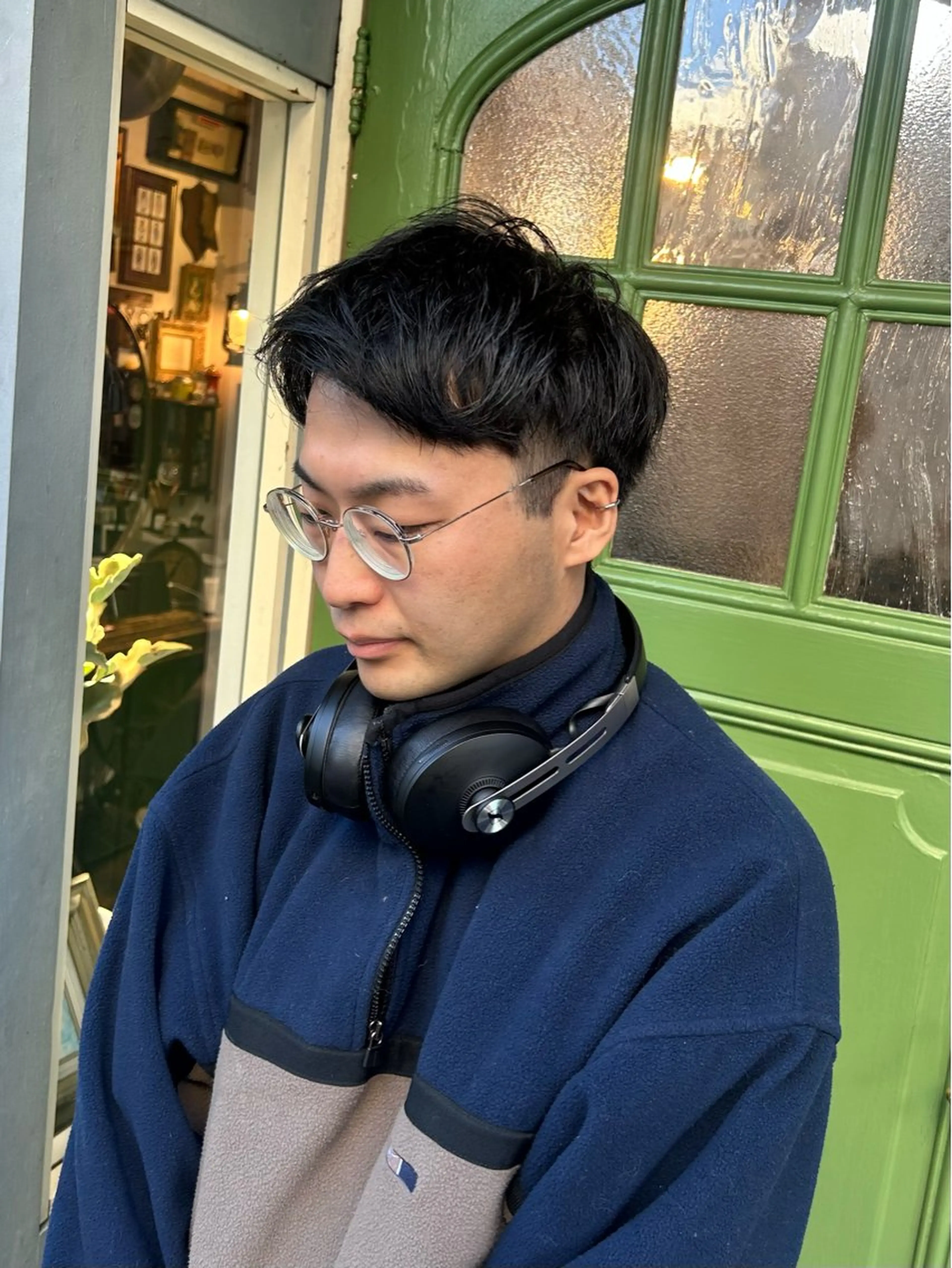 ショート メンズ 似合わせカット カット 清水千優/パーマ/透 明感カラー/メンズのヘアスタイル