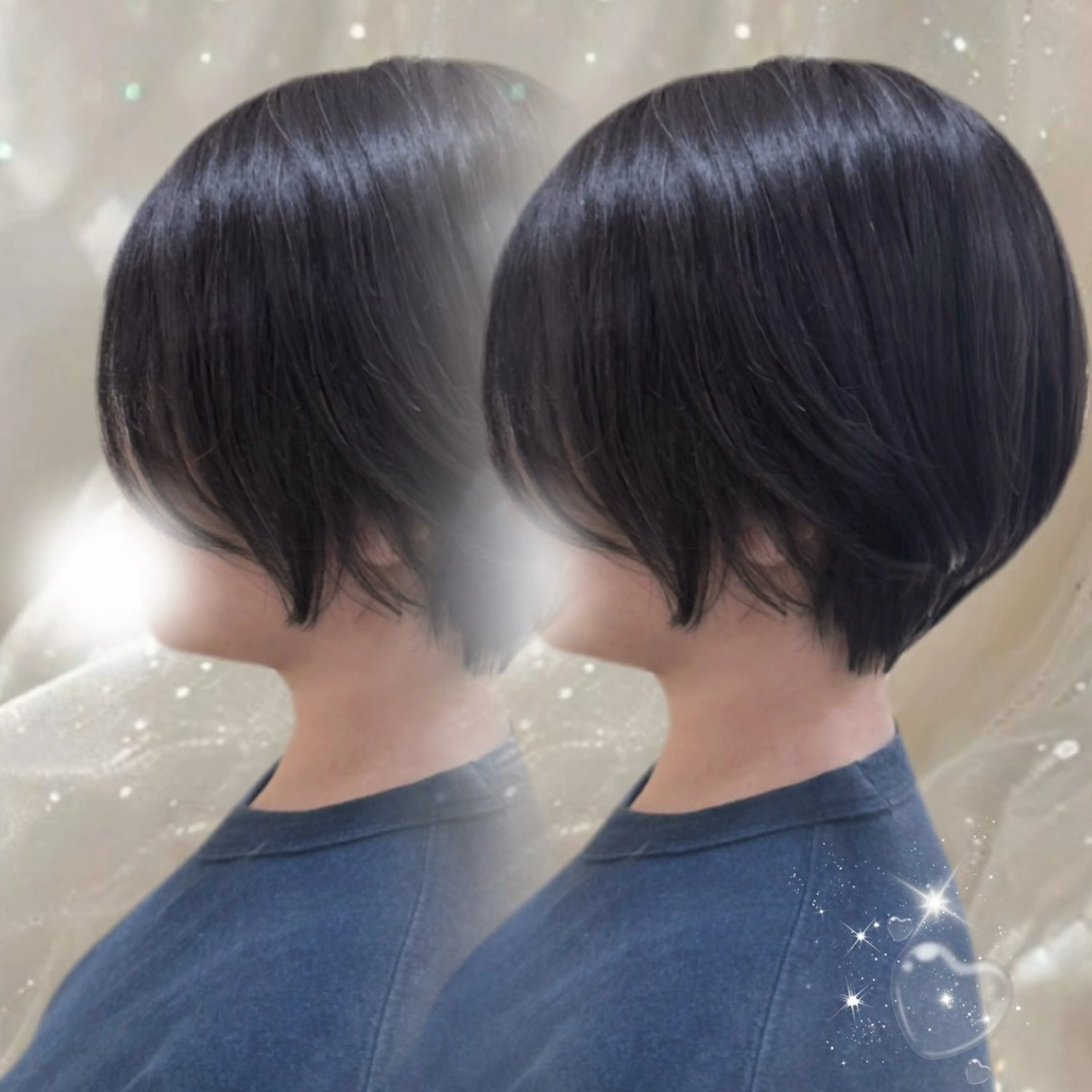 ショート ショートヘア 佐藤 茉凜のヘアスタイル