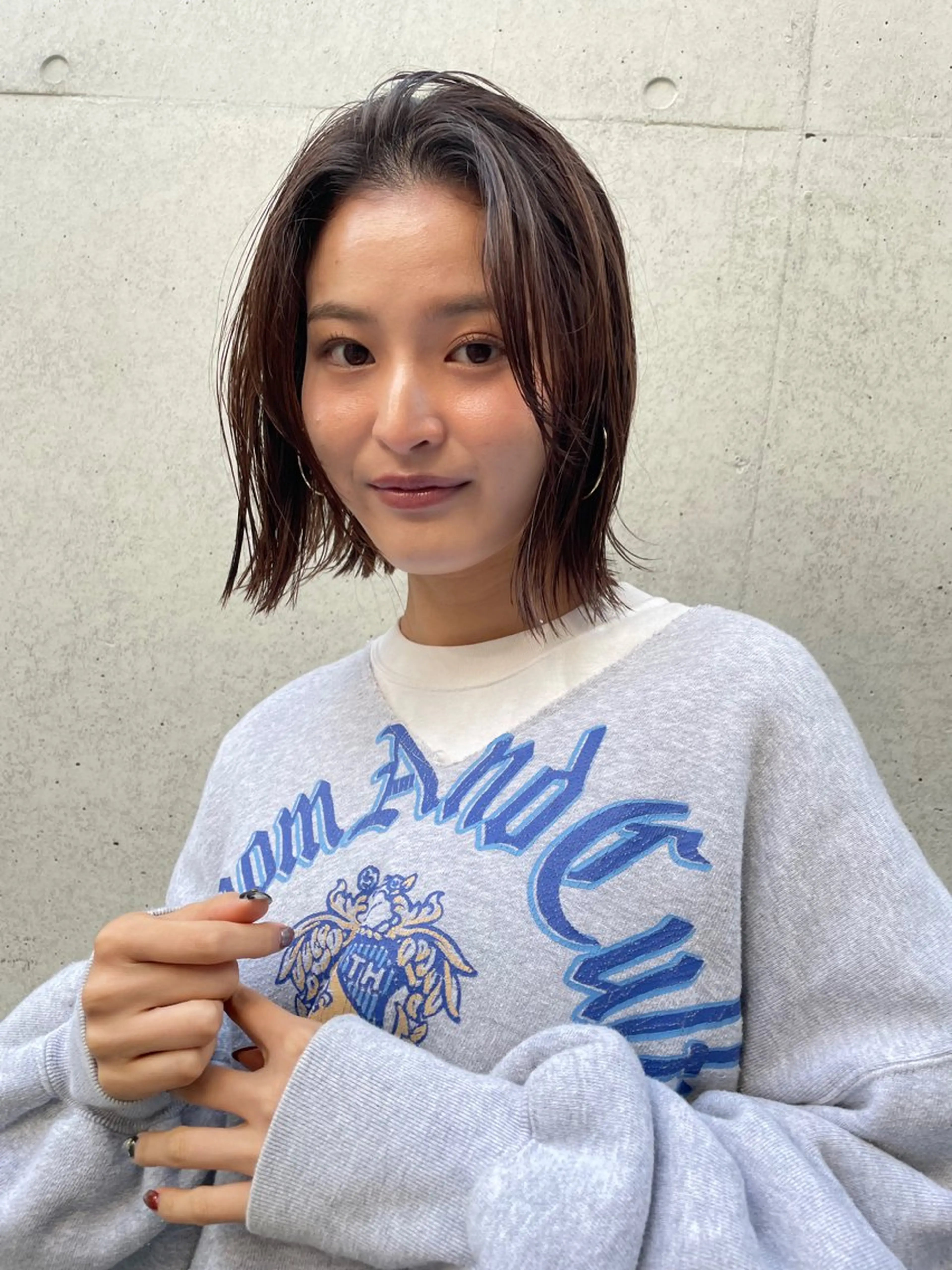 ショート カラー ボブ かきあげバング カット ヘッドスパ ANY大宮所属・💛似合わせカット カラー💛 amiのヘアスタイル