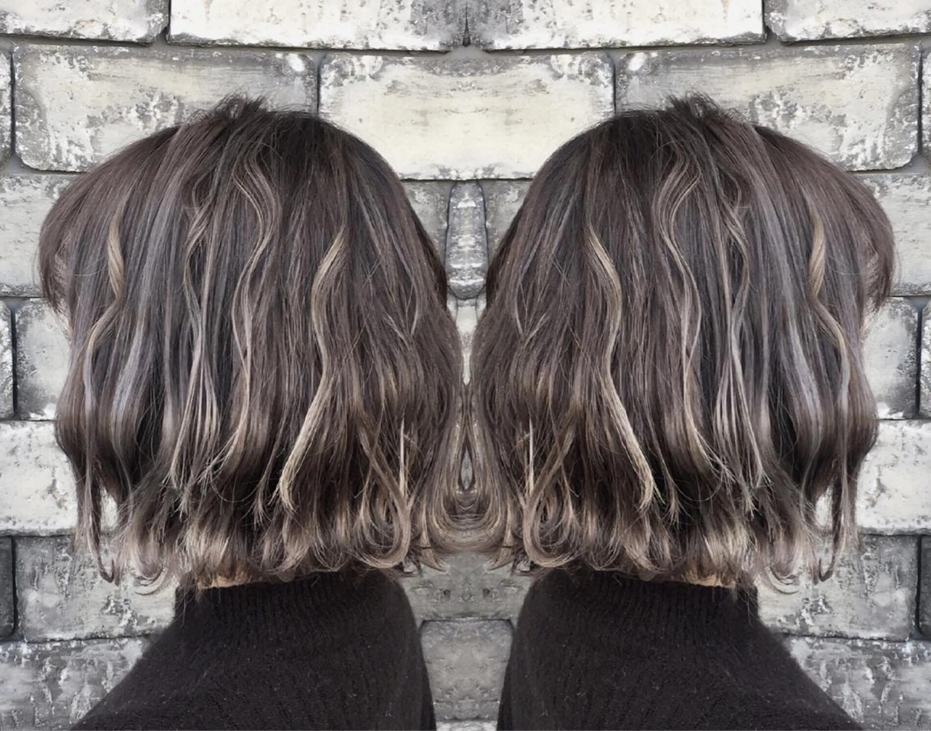 ショート 切りっぱなしボブ 3Dハイライト ボブ 外国人風カラー ハイライト ❤️千葉県代表❤️ 店長❤️柿本翔一朗のヘアスタイル