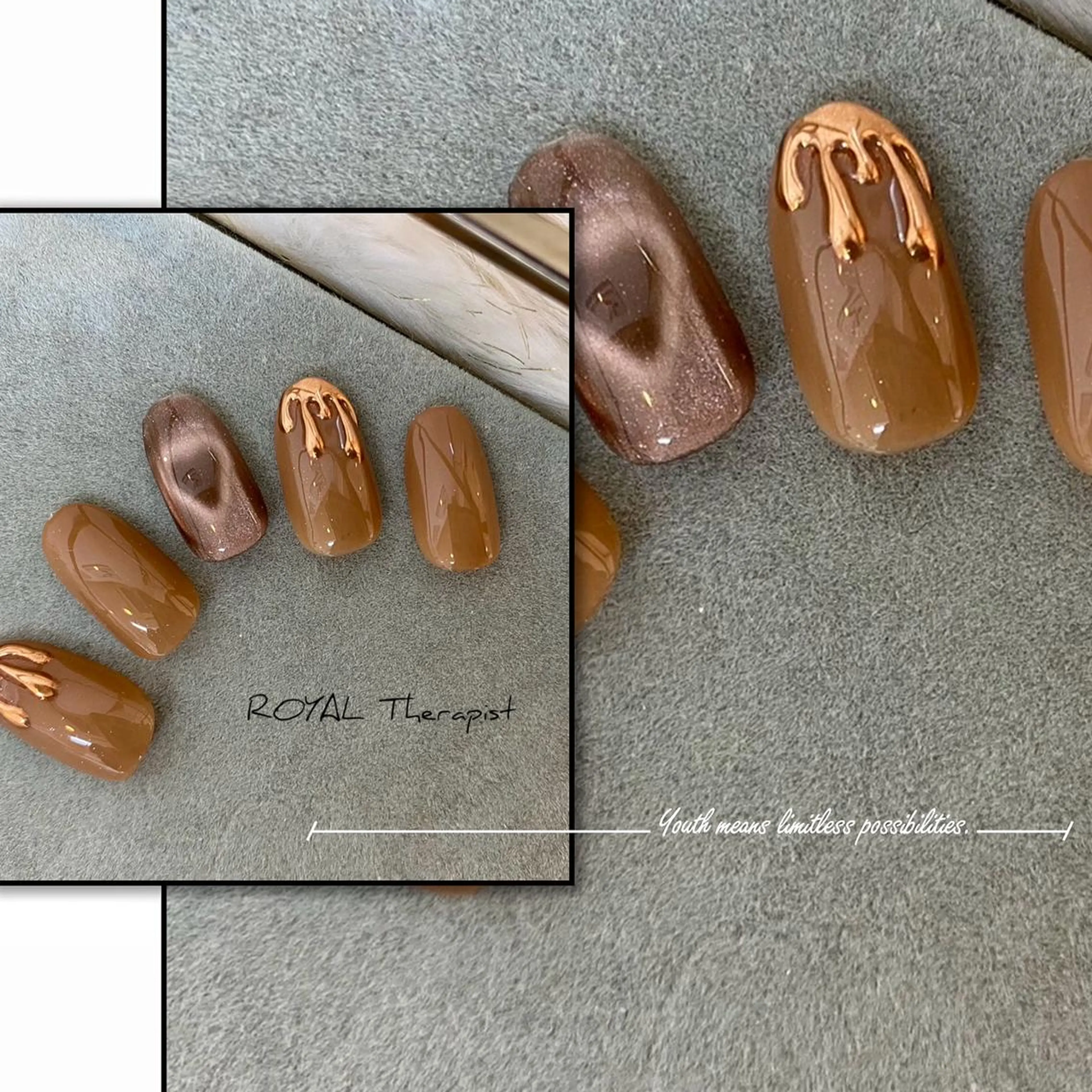 ネイル ハンドネイル 【山岡】 ロイヤル•セラピストのネイルデザイン