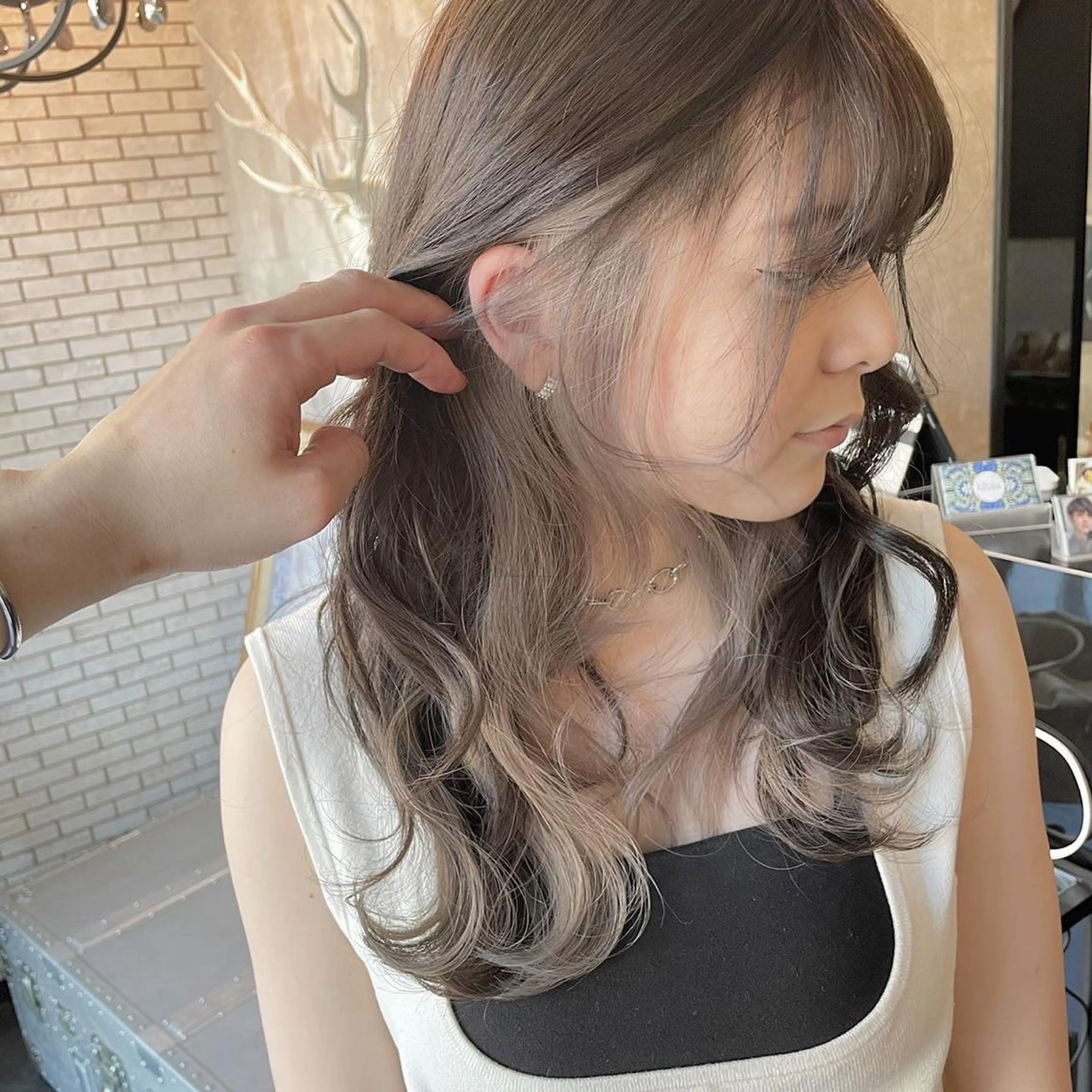 セミロング ヘアカラー actanoid etto所属・佐藤 香太のヘアスタイル