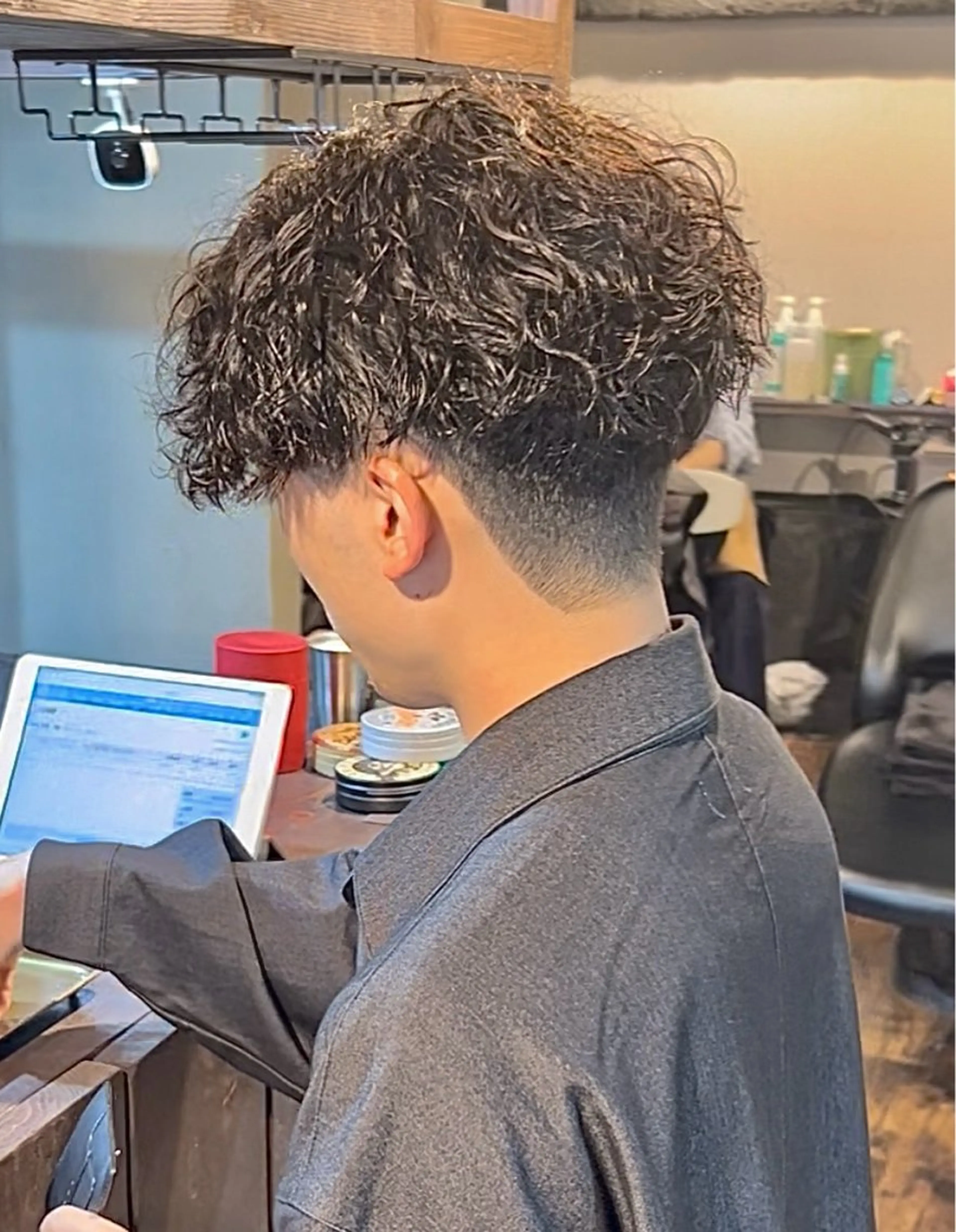 ショート パーマ メンズ メンズパーマ職人 加藤 弘貴のヘアスタイル