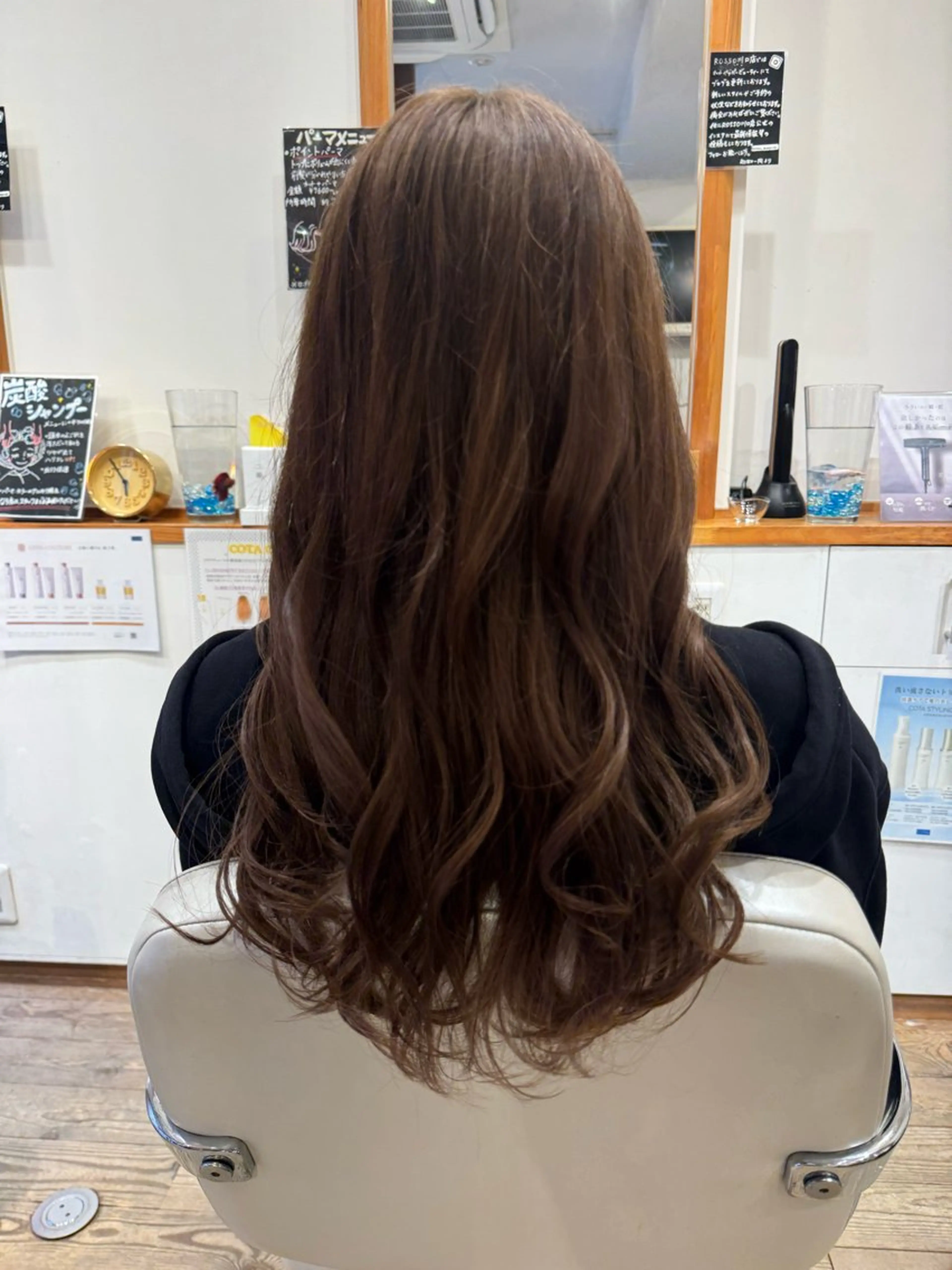 ロング カラー ヘアアレンジ ROSSO川口店 小柳菫鈴のヘアスタイル