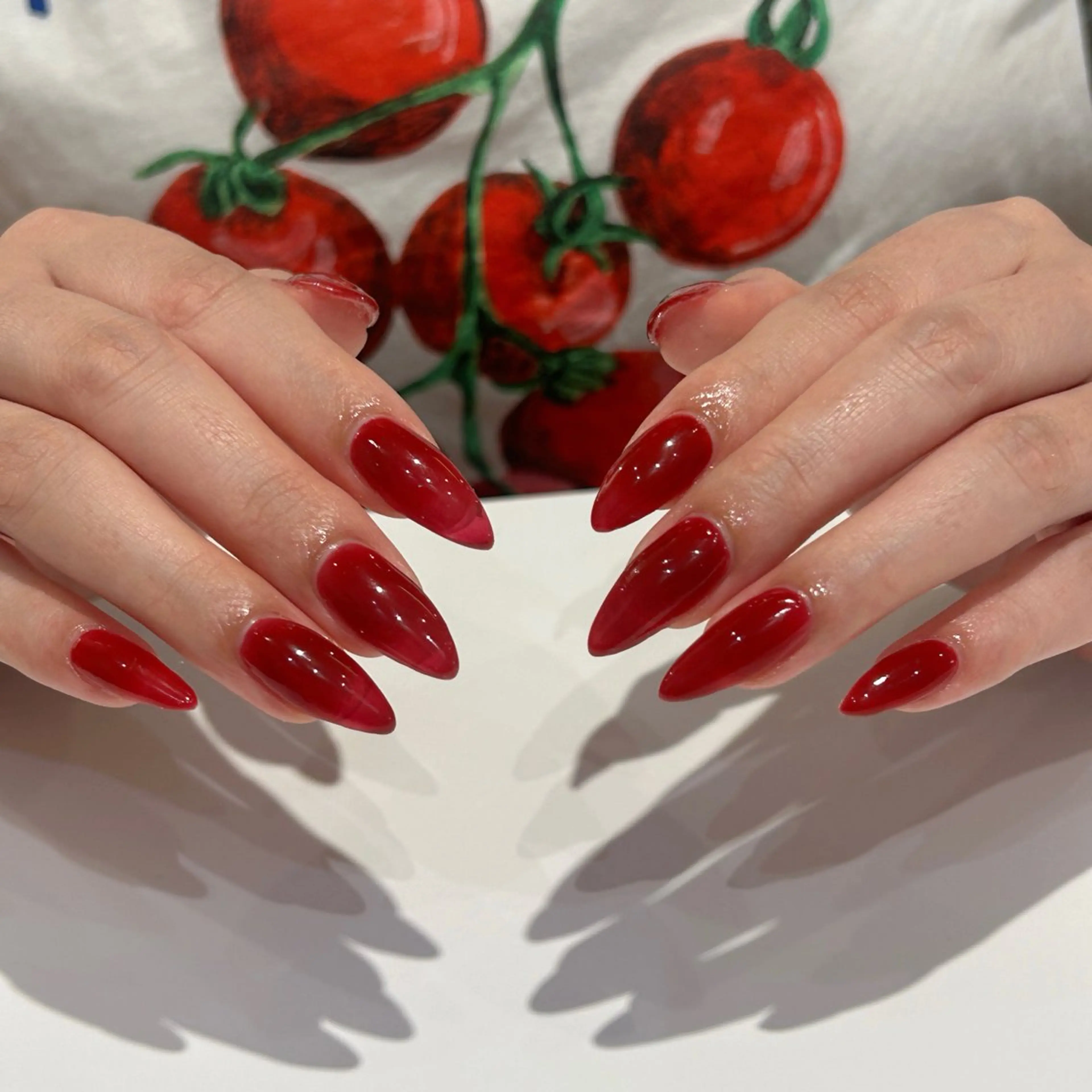 ネイル ワンカラーネイル sayuri ໒꒱のネイルデザイン